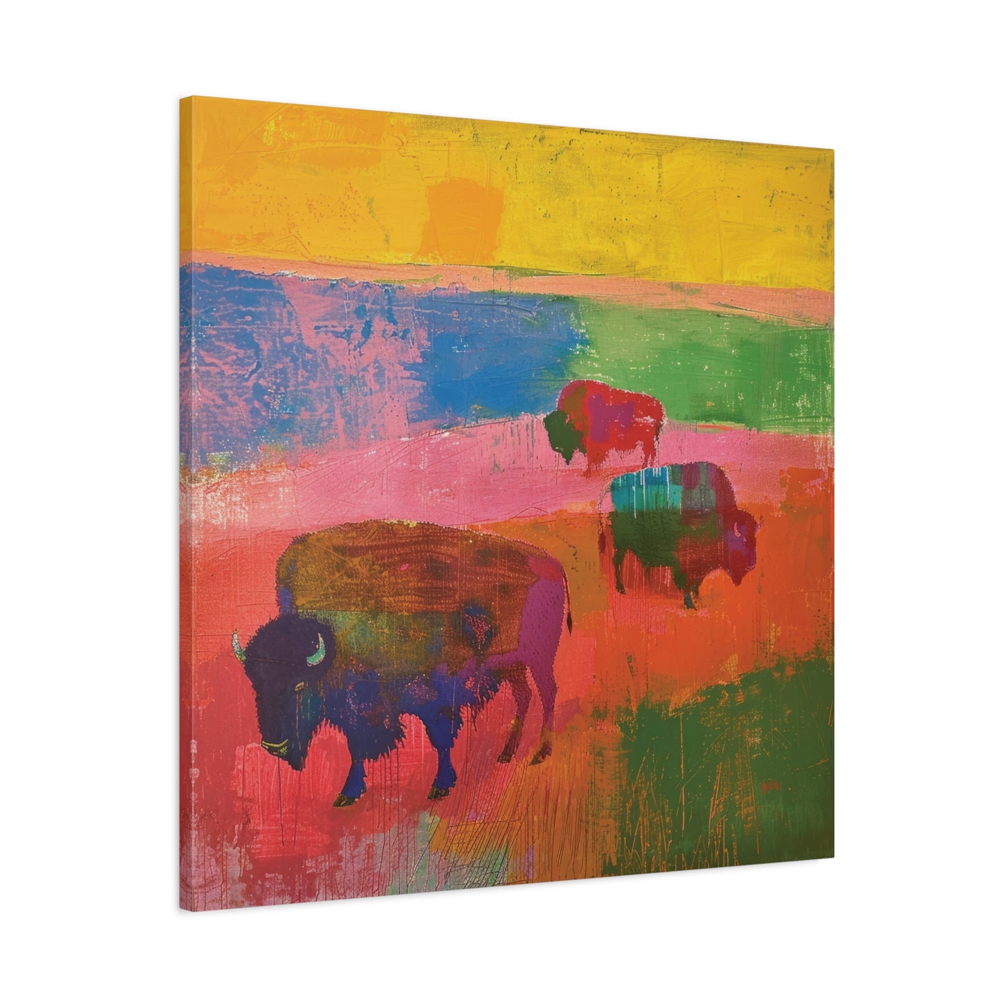 PATCHWORK PRAIRIE BISON