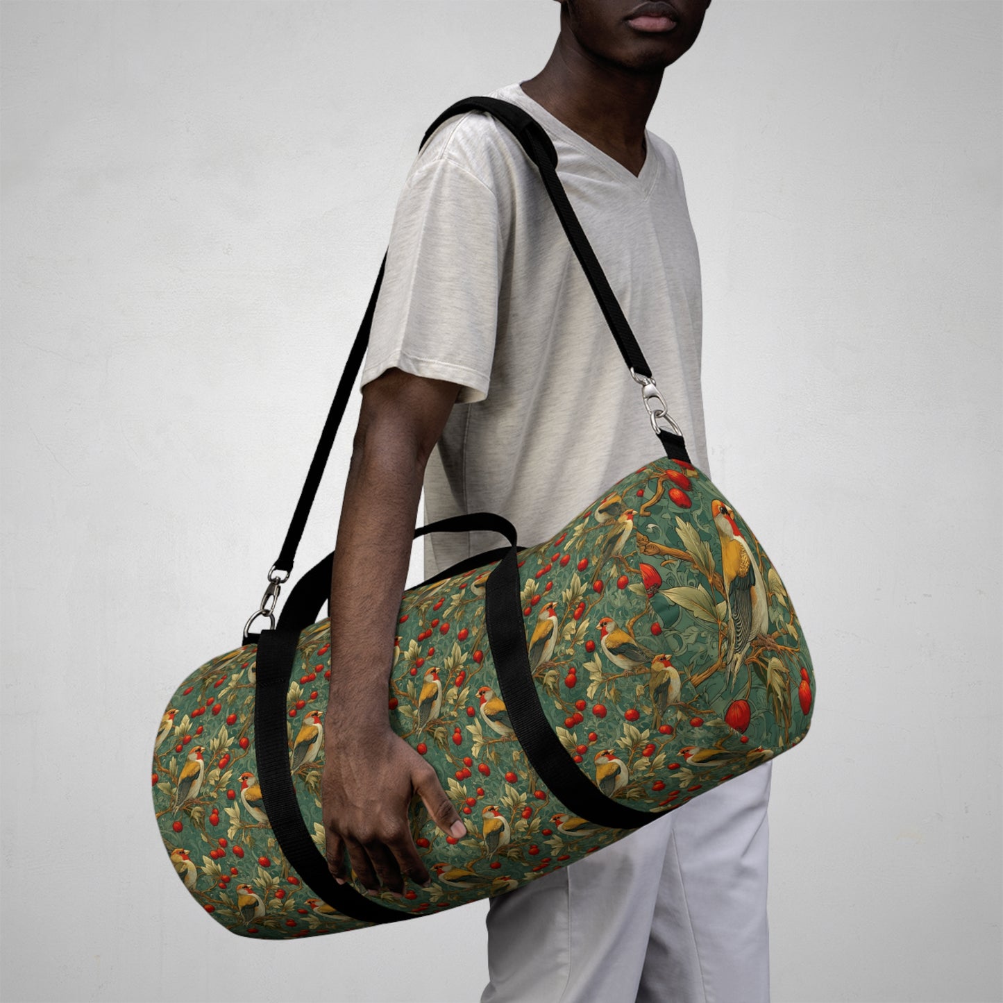 VINTAGE BIRDS & BERRIES - DUFFLE
