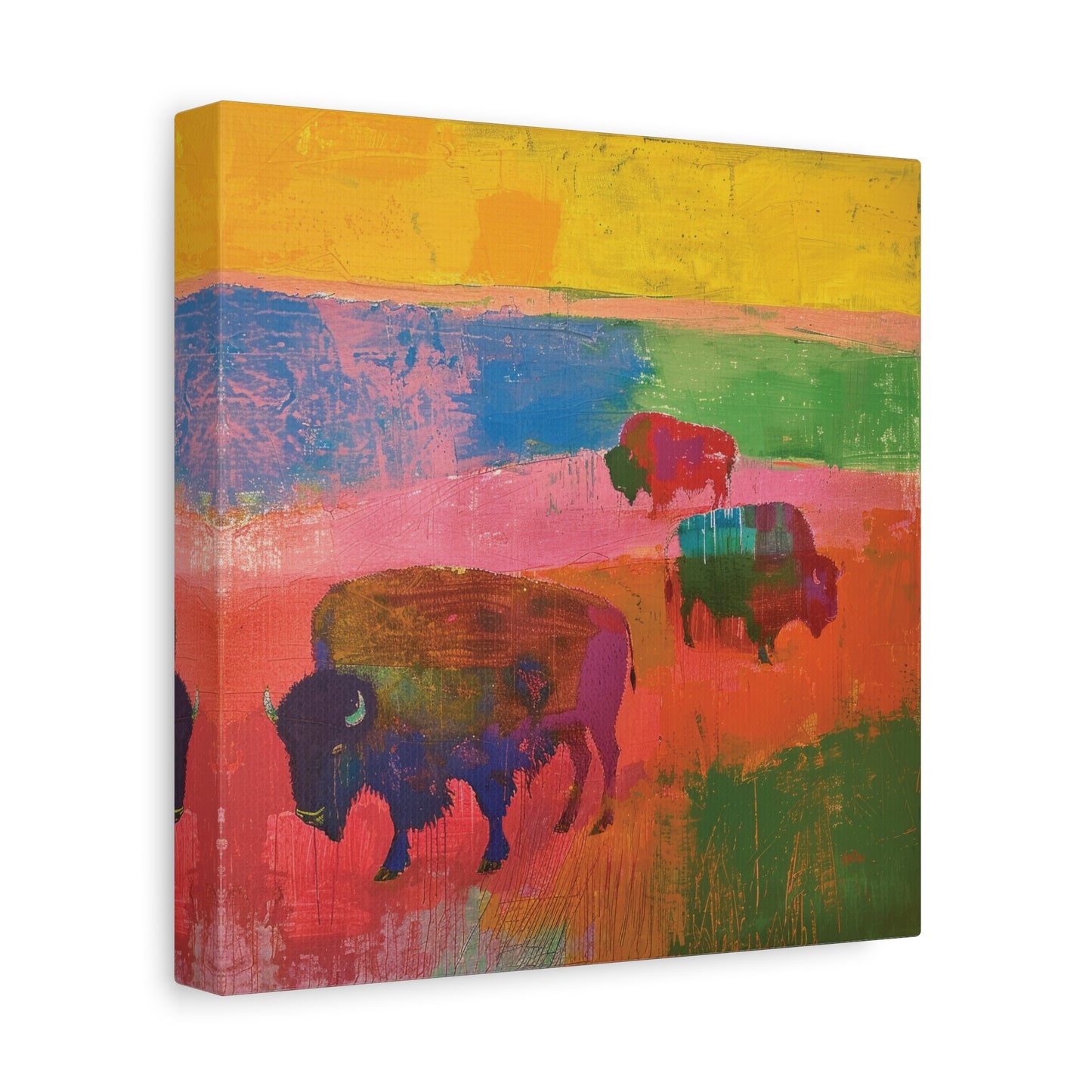 PATCHWORK PRAIRIE BISON