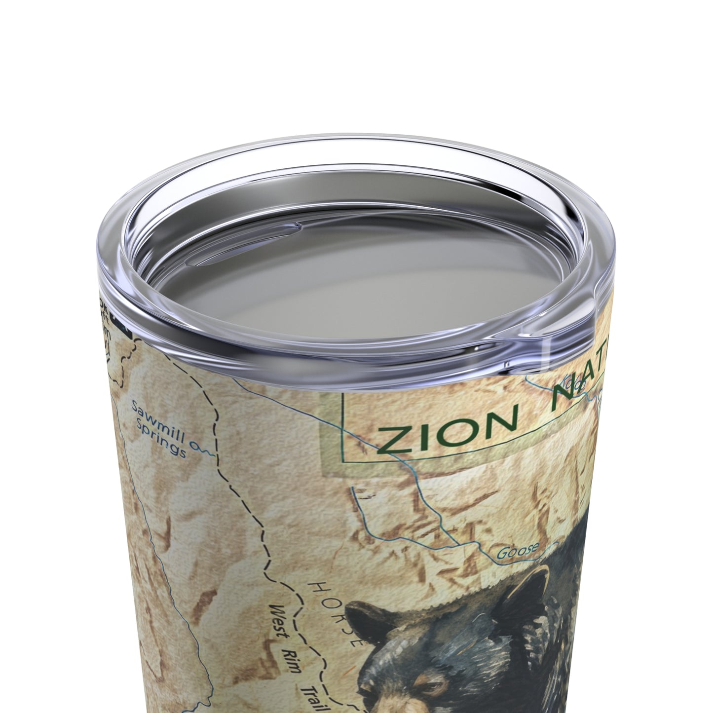ZION NATIONAL PARK - BLACK BEAR Tumbler 20oz