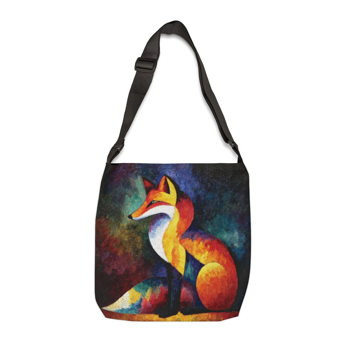 JEWELED FOX - Adjustable Tote Bag