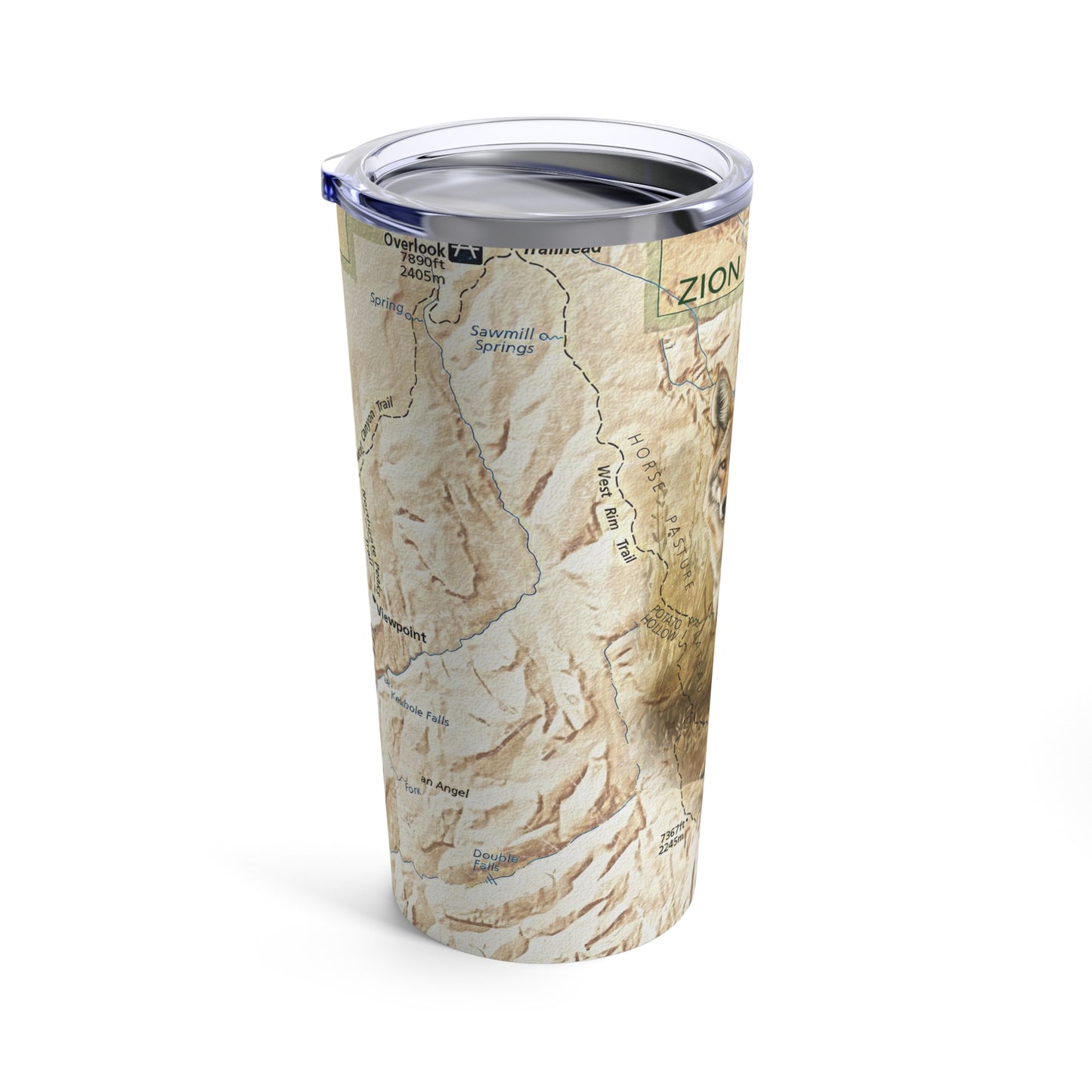 ZION NATIONAL PARK - COYOTE Tumbler 20oz