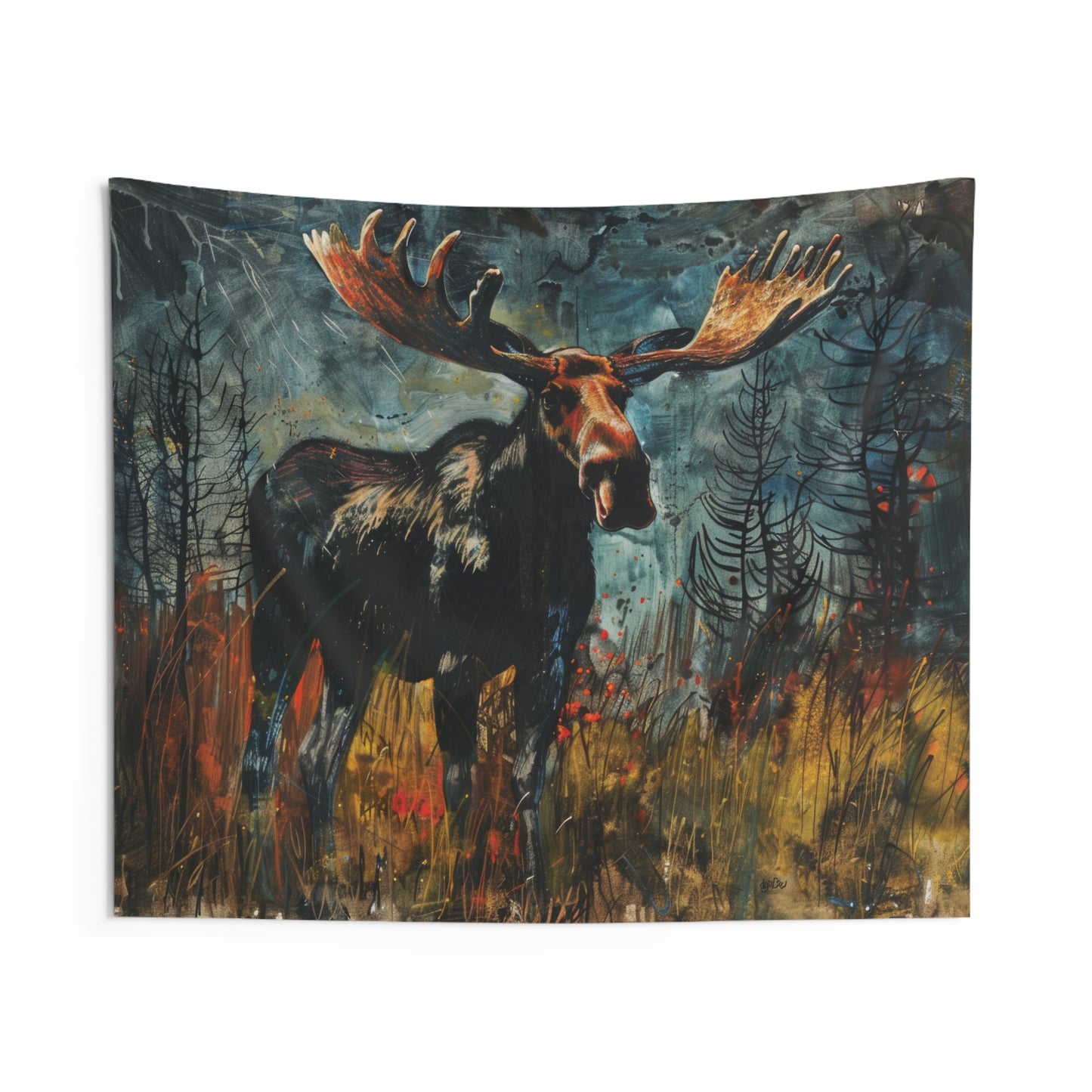 MOOSE - CHANGING SEASONS - Wall Tapestry