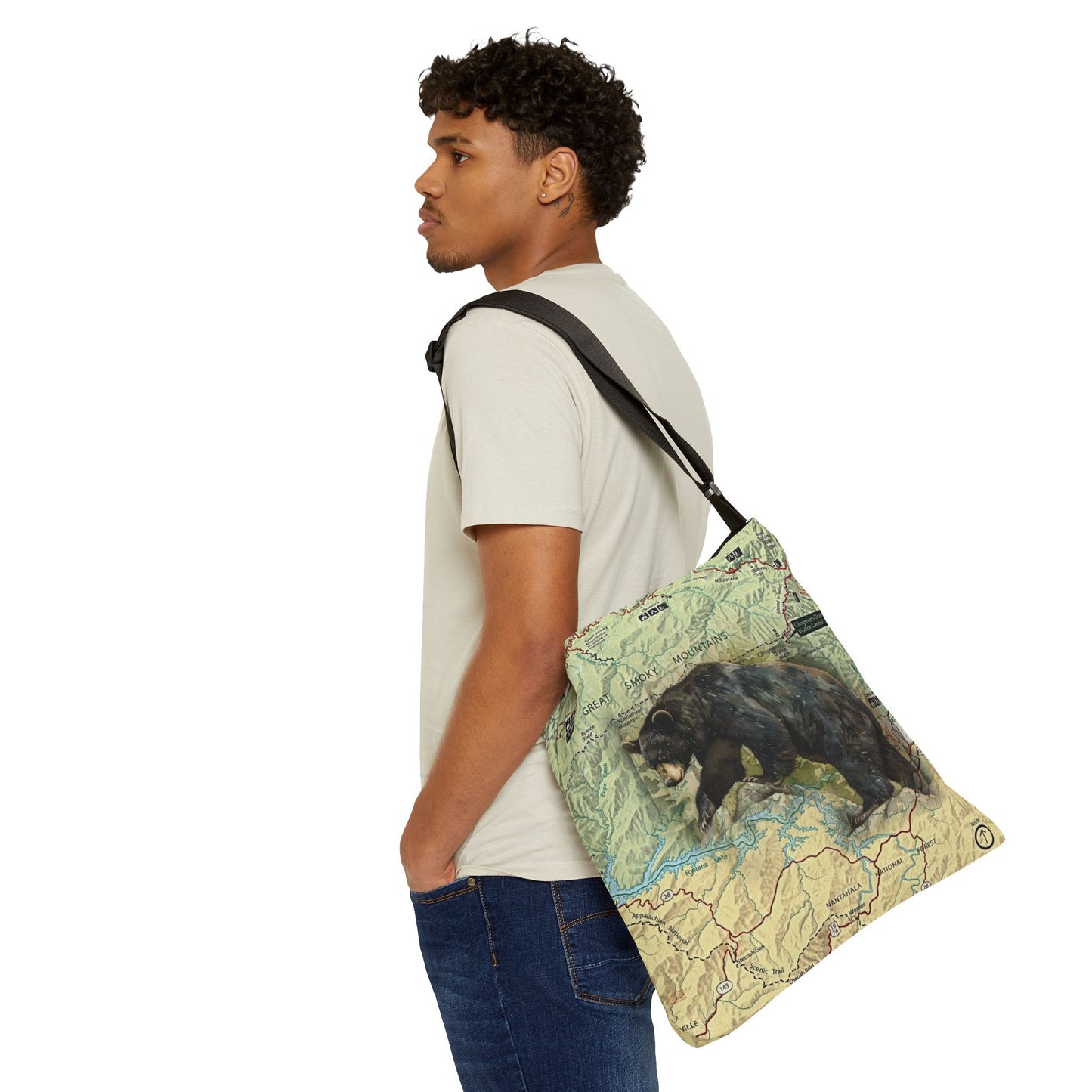 GREAT SMOKY MOUNTAINS NATIONAL PARK - Adjustable Tote Bag