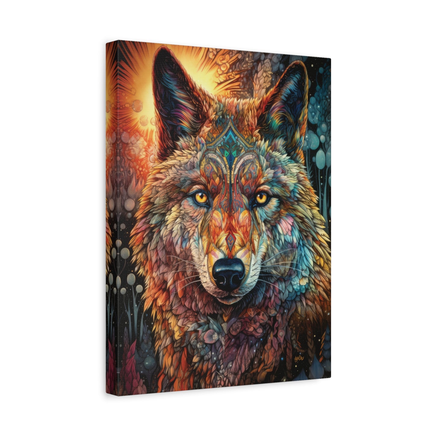 PSYCHEDLIC DECO WOLF