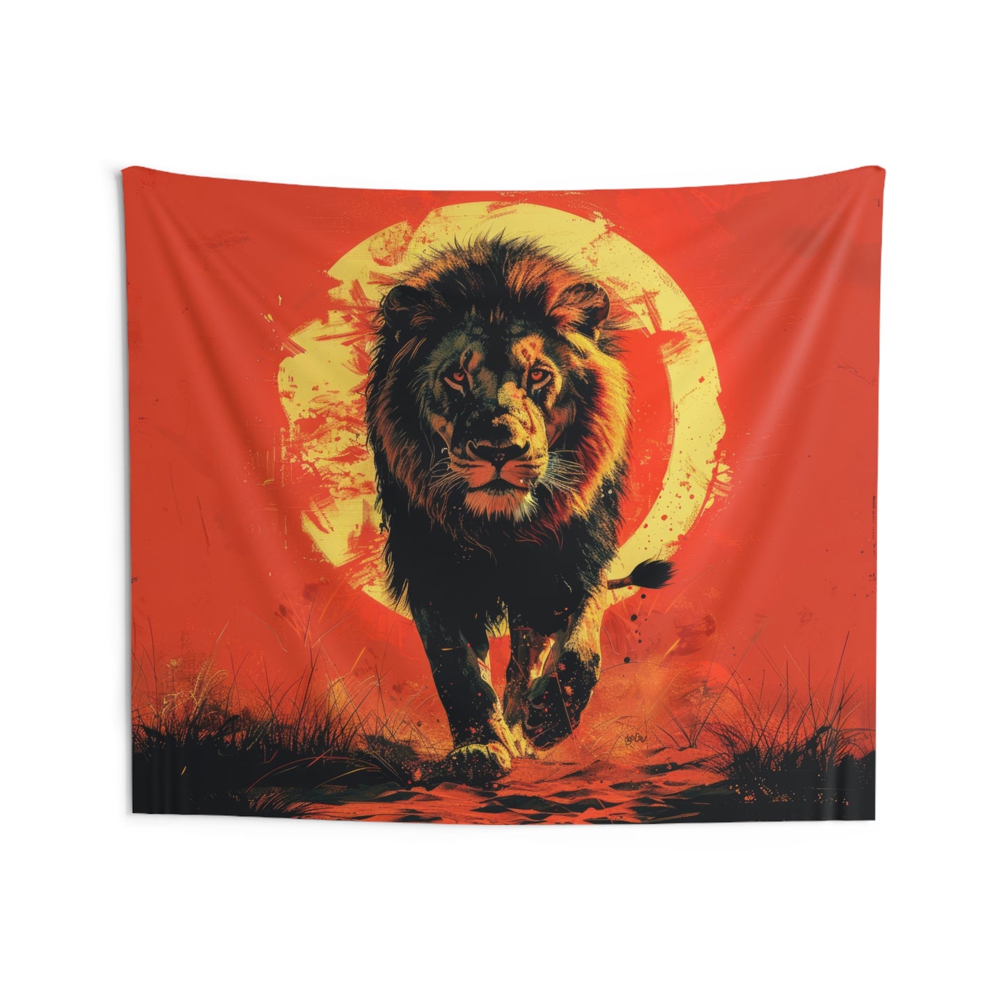 AFRICAN LION - Wall Tapestry