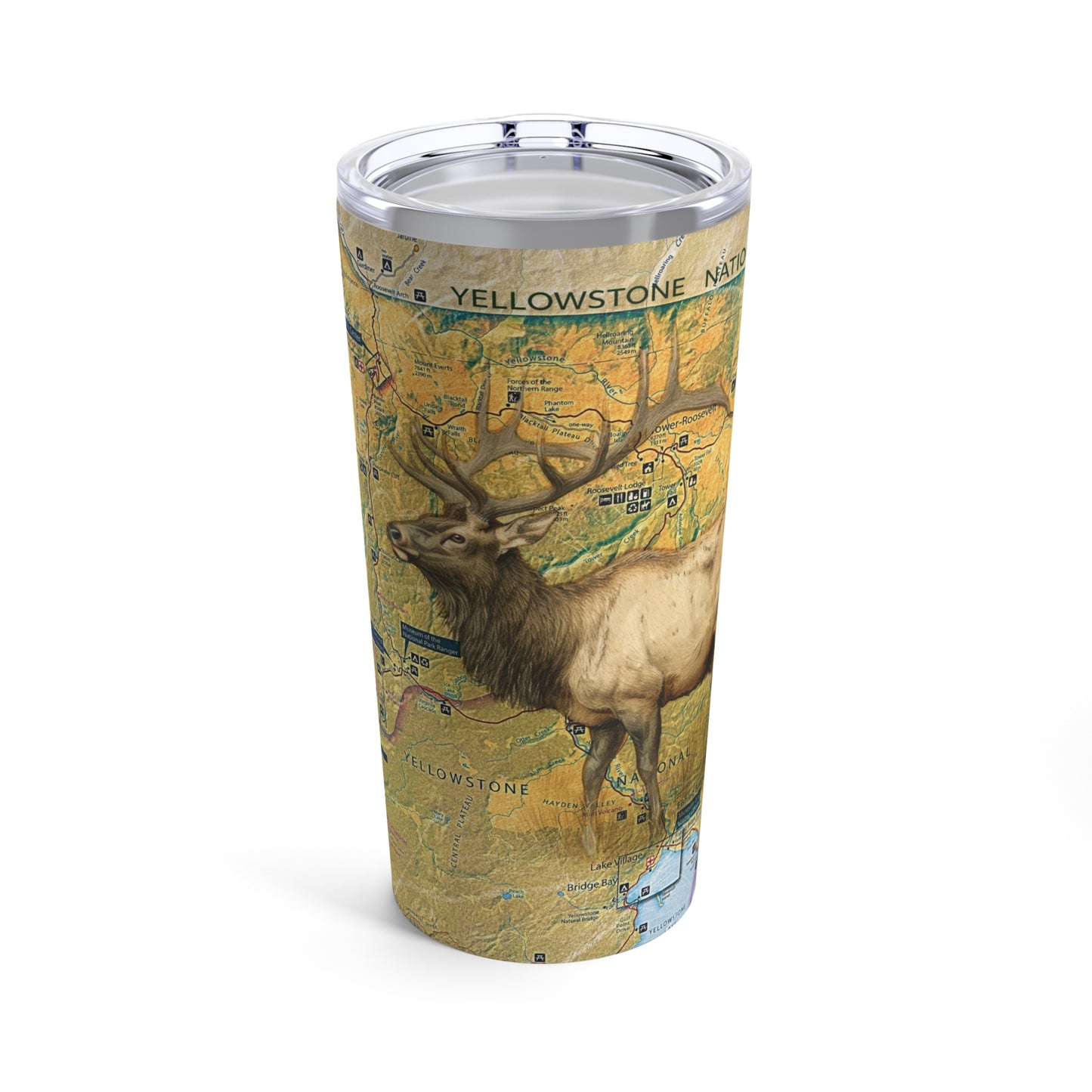 YELLOWSTONE NATIONAL PARK - ELK Tumbler 20oz