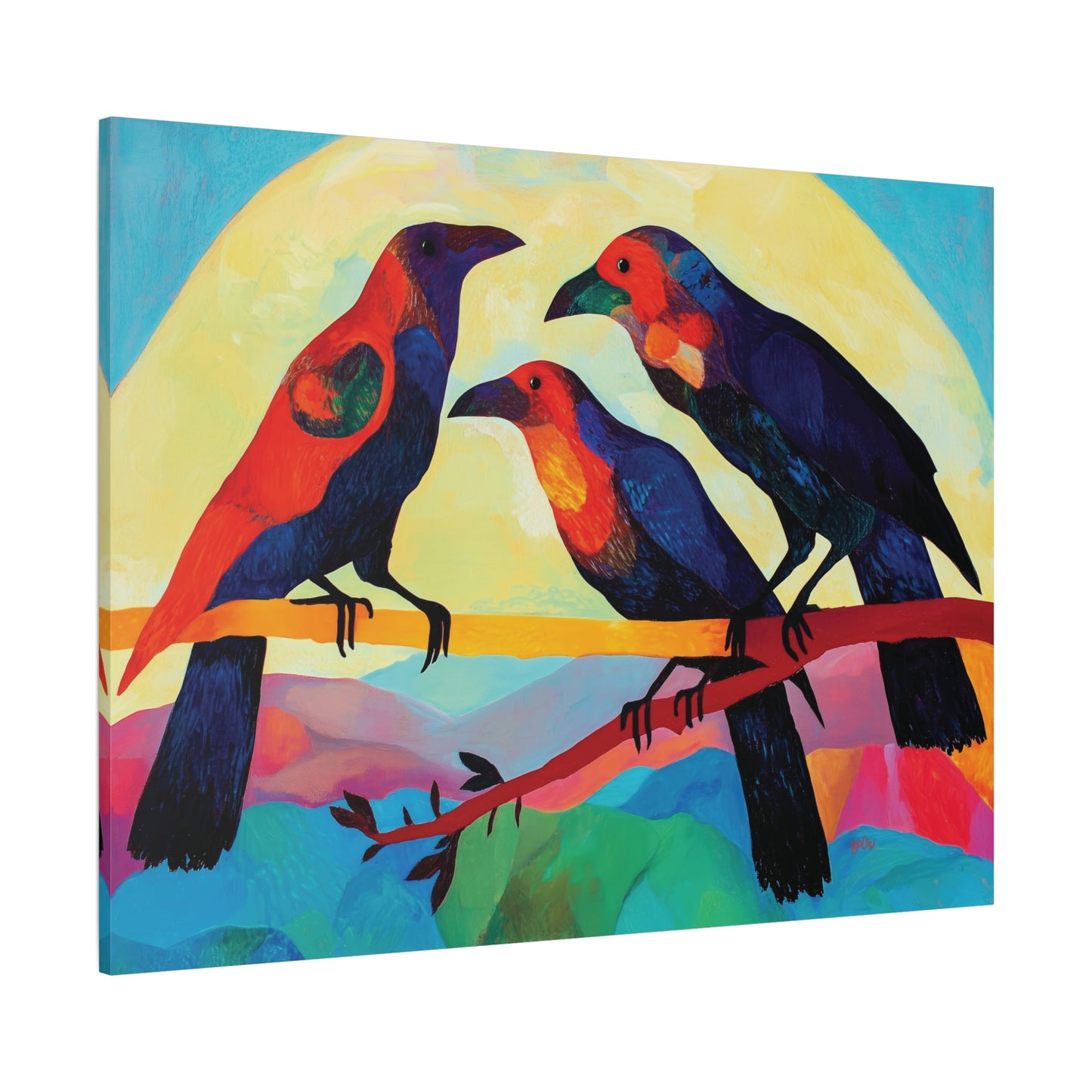 MARDI GRAS BLACKBIRDS