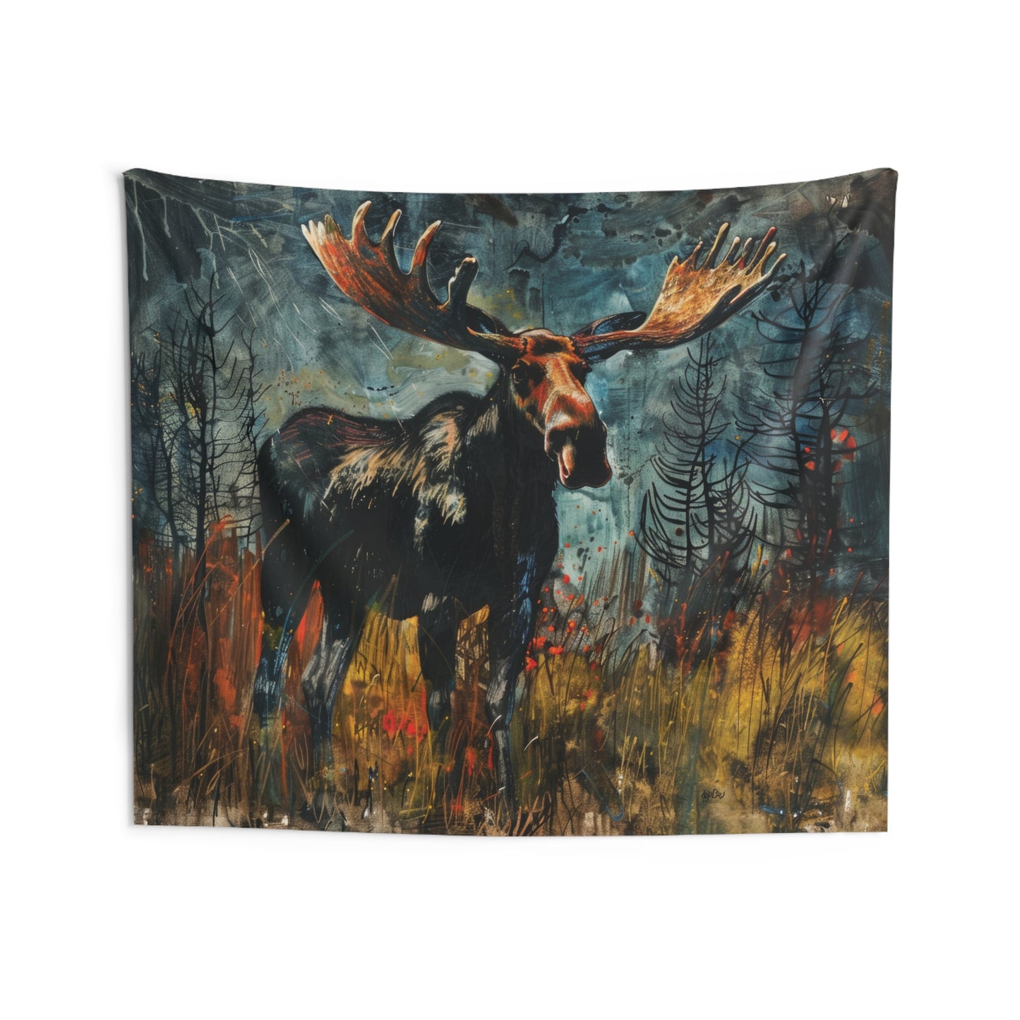 MOOSE - CHANGING SEASONS - Wall Tapestry