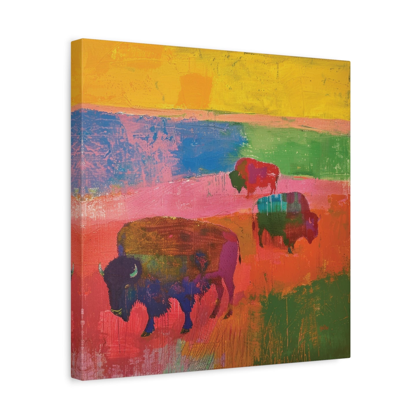 PATCHWORK PRAIRIE BISON