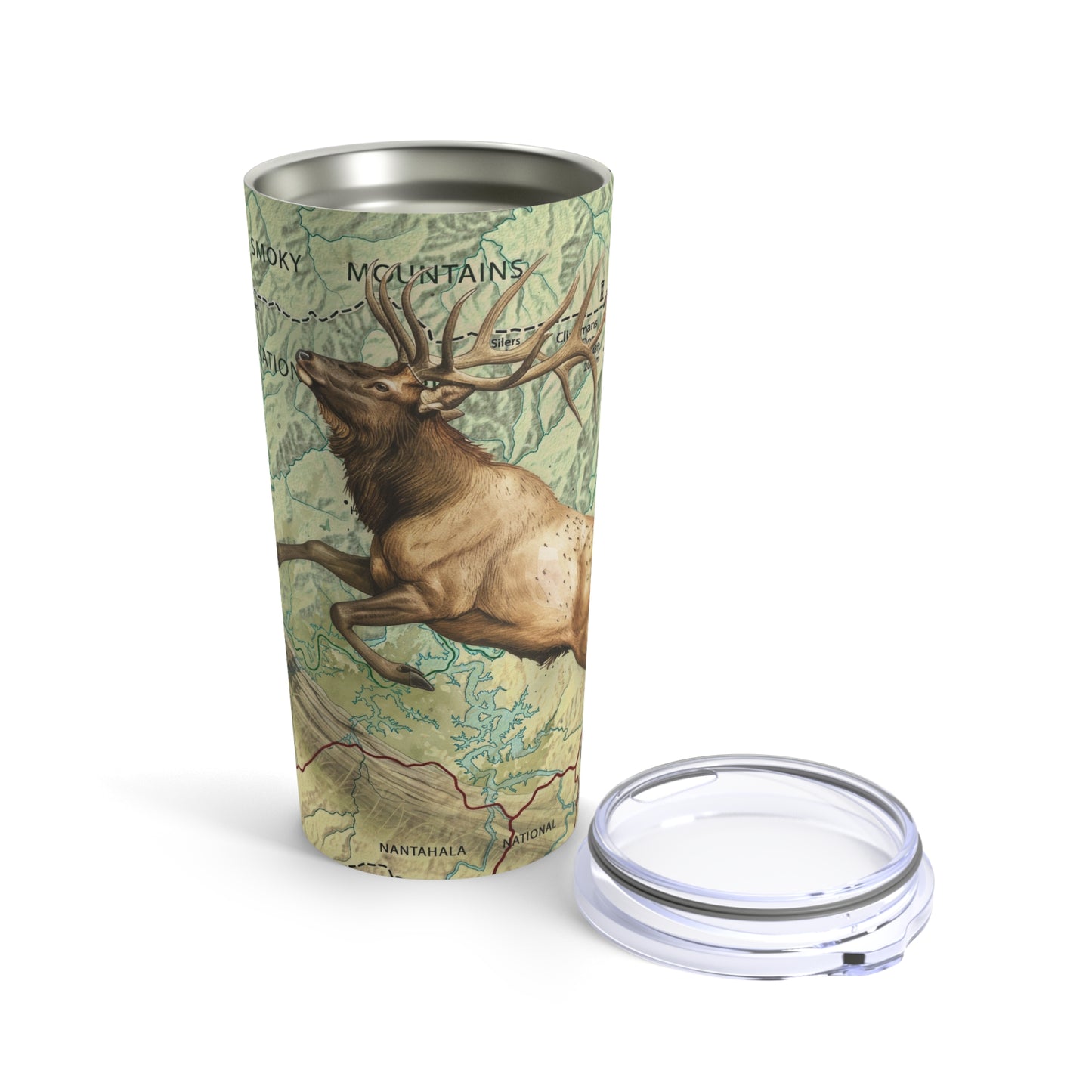 GREAT SMOKY MOUNTAINS NATIONAL PARK - ELK Tumbler 20oz