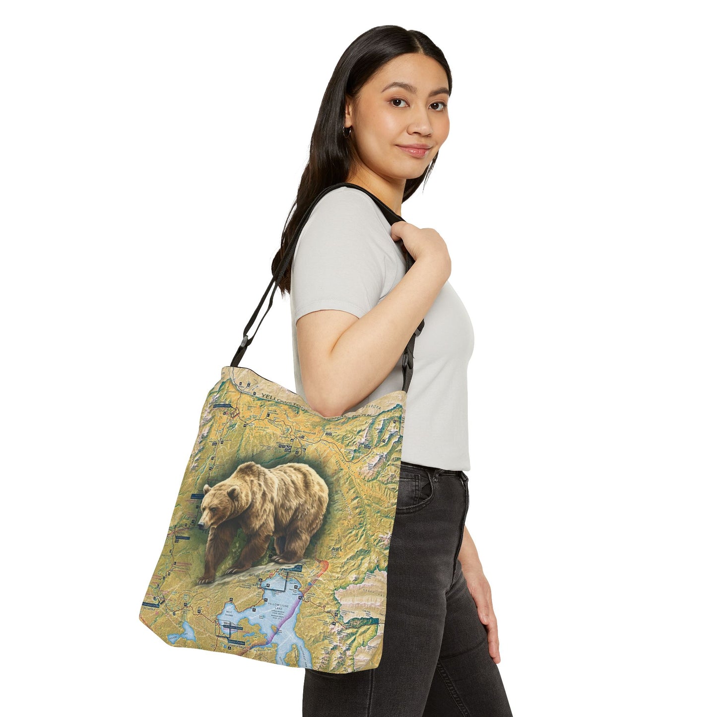 YELLOWSTONE NATIONAL PARK - Adjustable Tote Bag