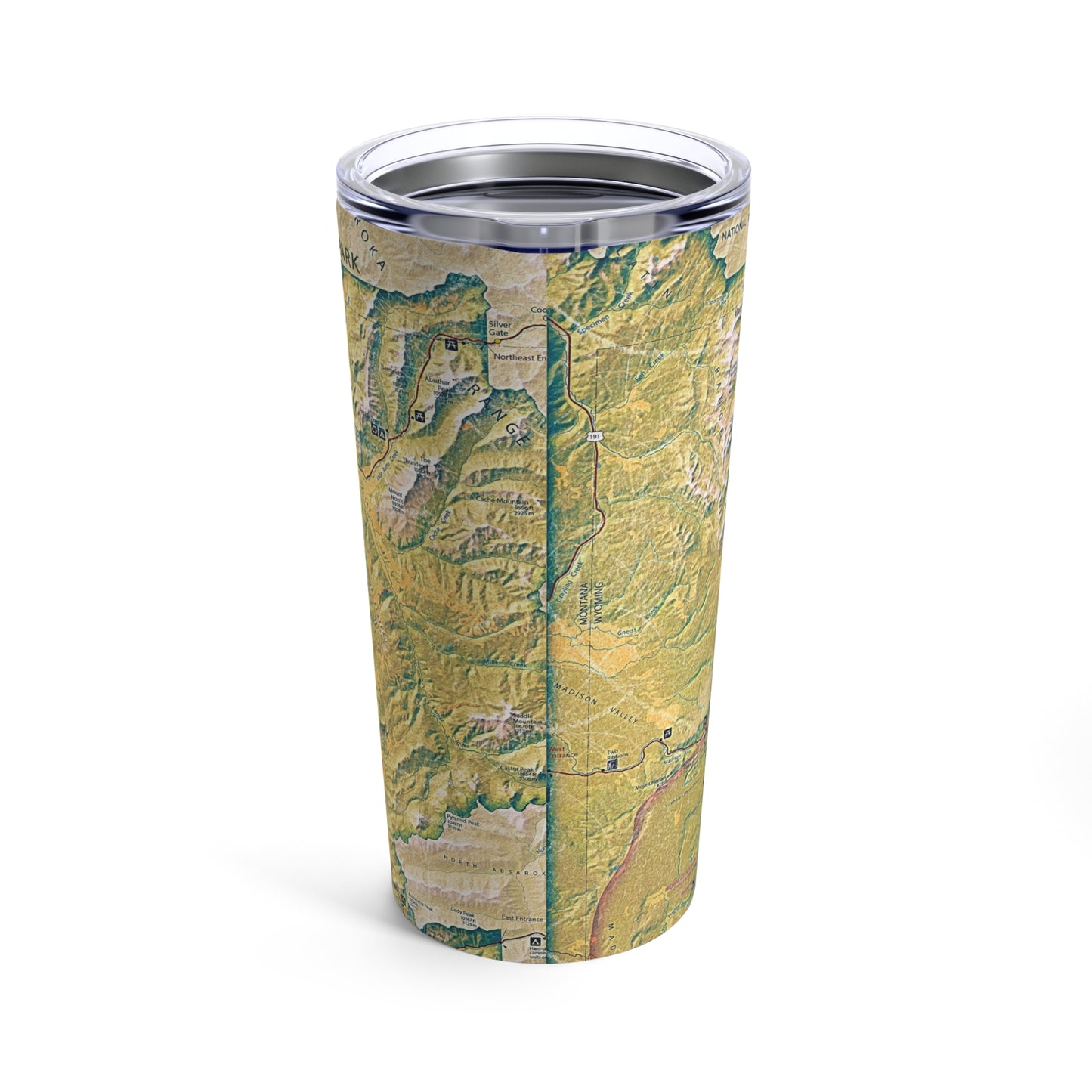 YELLOWSTONE NATIONAL PARK - GRIZZLY Tumbler 20oz