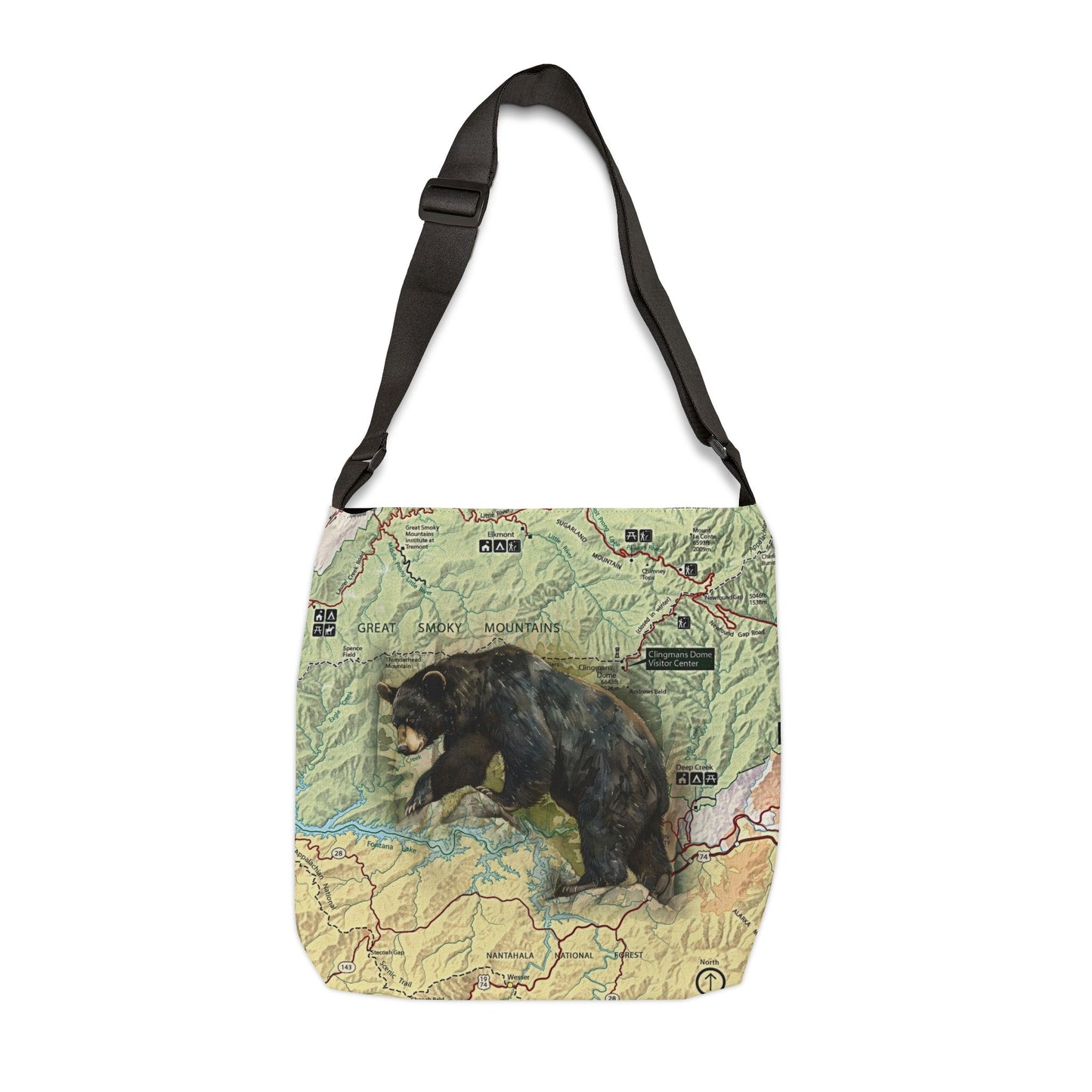 GREAT SMOKY MOUNTAINS NATIONAL PARK - Adjustable Tote Bag