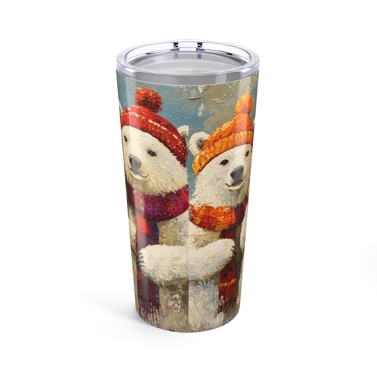 LITTLE WINTER POLAR BEARS - Tumbler 20oz