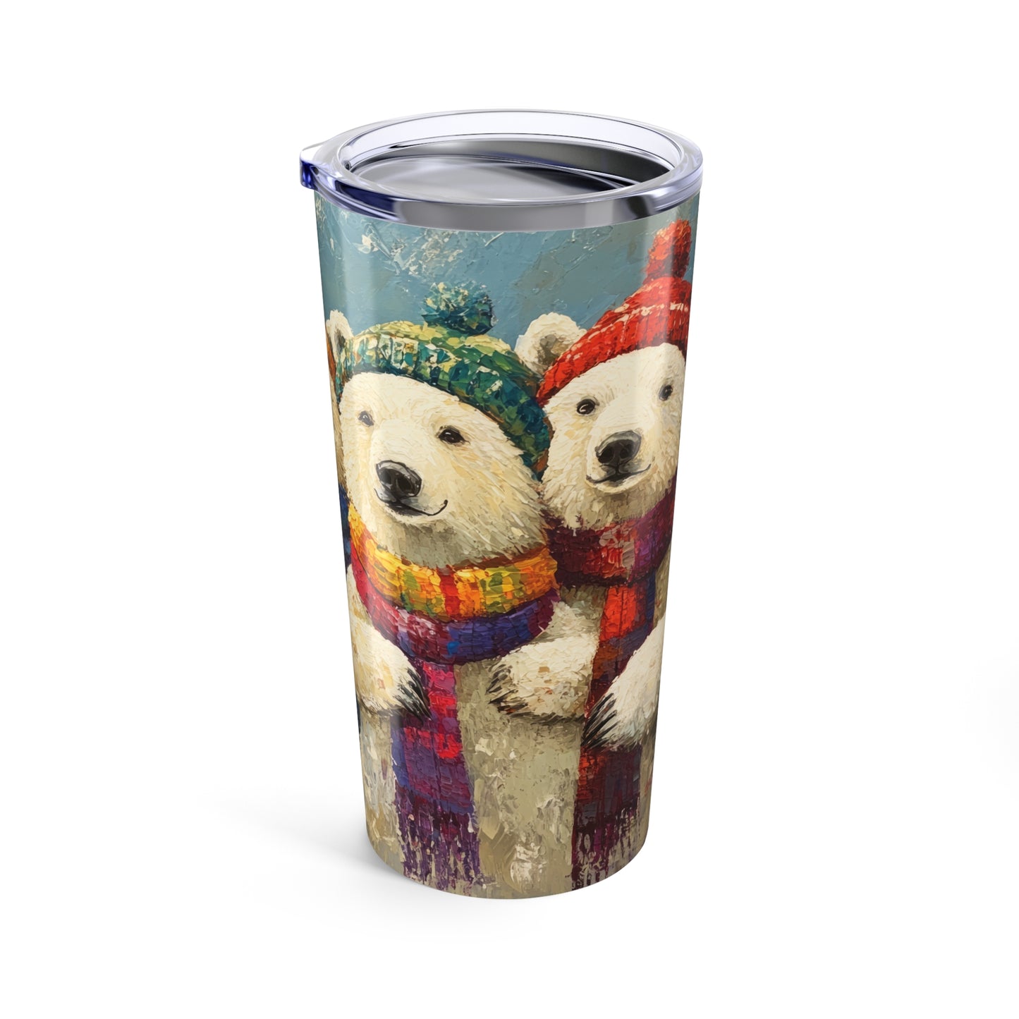 LITTLE WINTER POLAR BEARS - Tumbler 20oz