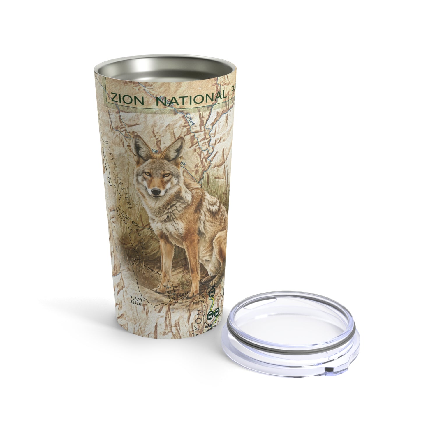 ZION NATIONAL PARK - COYOTE Tumbler 20oz
