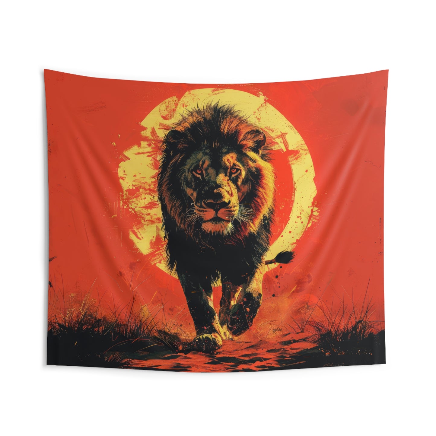 AFRICAN LION - Wall Tapestry