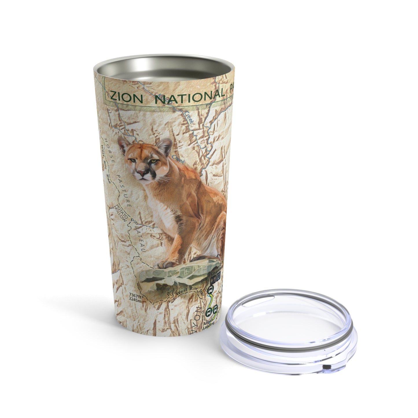 ZION NATIONAL PARK - LION Tumbler 20oz