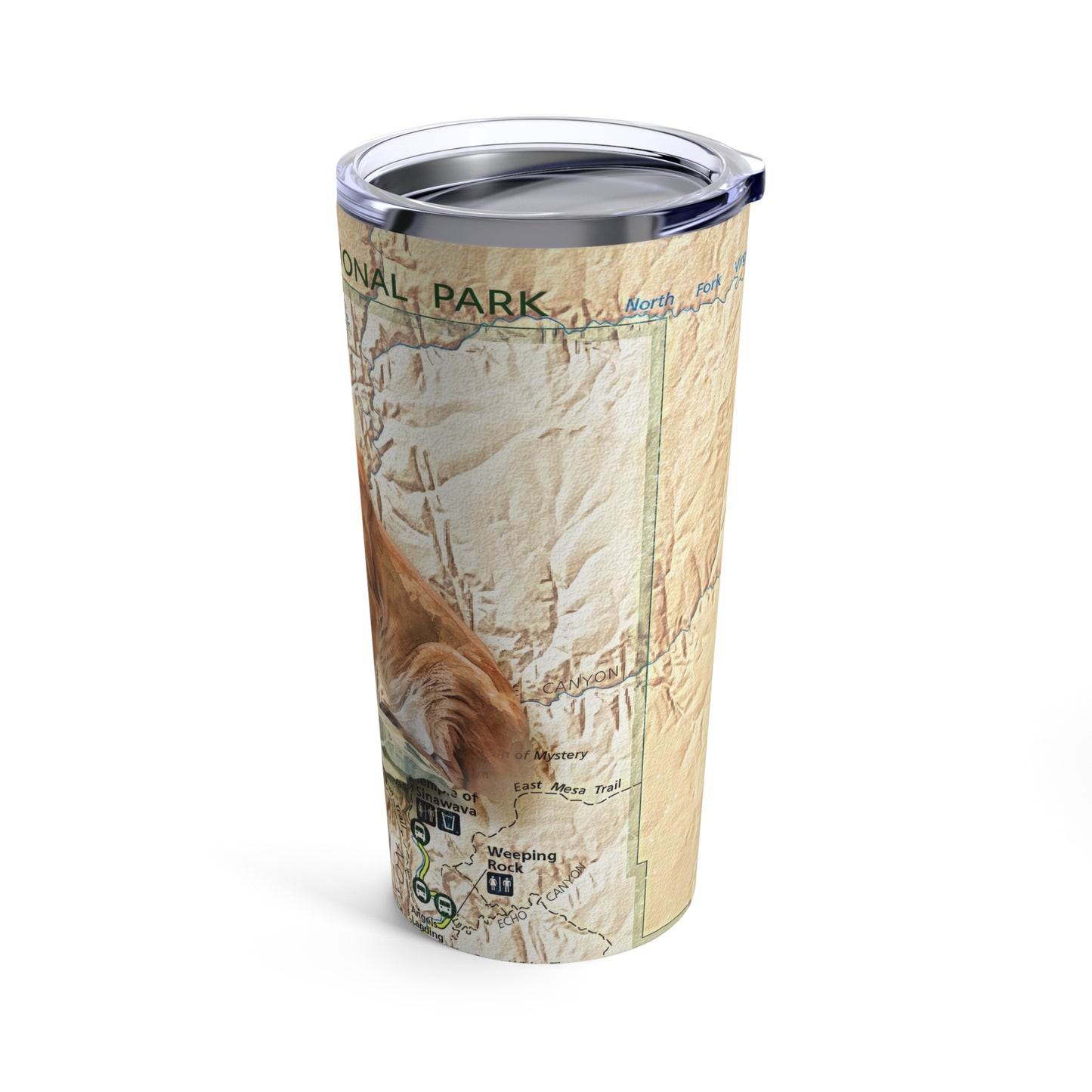 ZION NATIONAL PARK - LION Tumbler 20oz