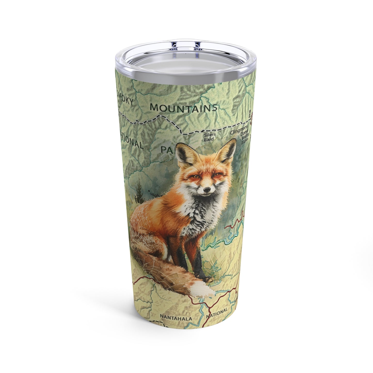 GREAT SMOKY MOUNTAINS NATIONAL PARK - FOX Tumbler 20oz