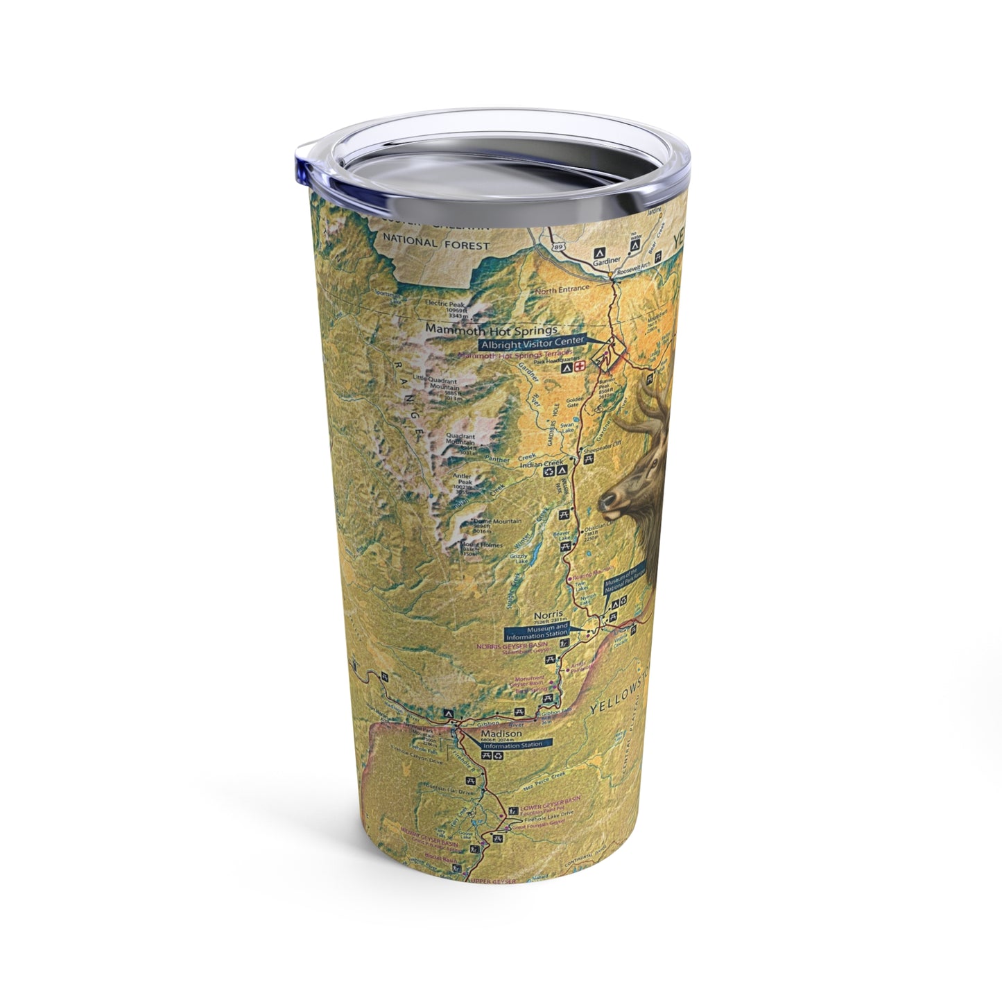 YELLOWSTONE NATIONAL PARK - ELK Tumbler 20oz