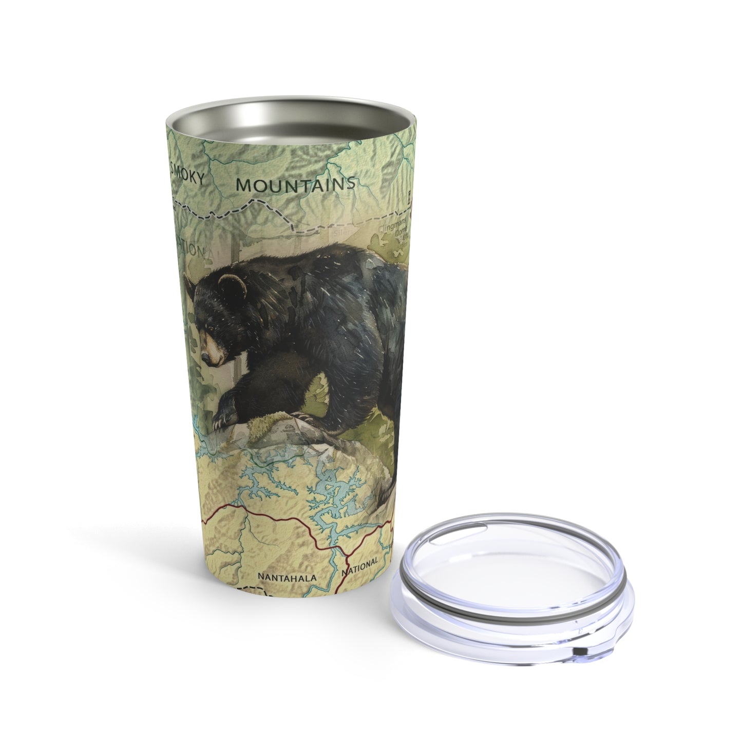 GREAT SMOKY MOUNTAINS NATIONAL PARK - BLACK BEAR Tumbler 20oz
