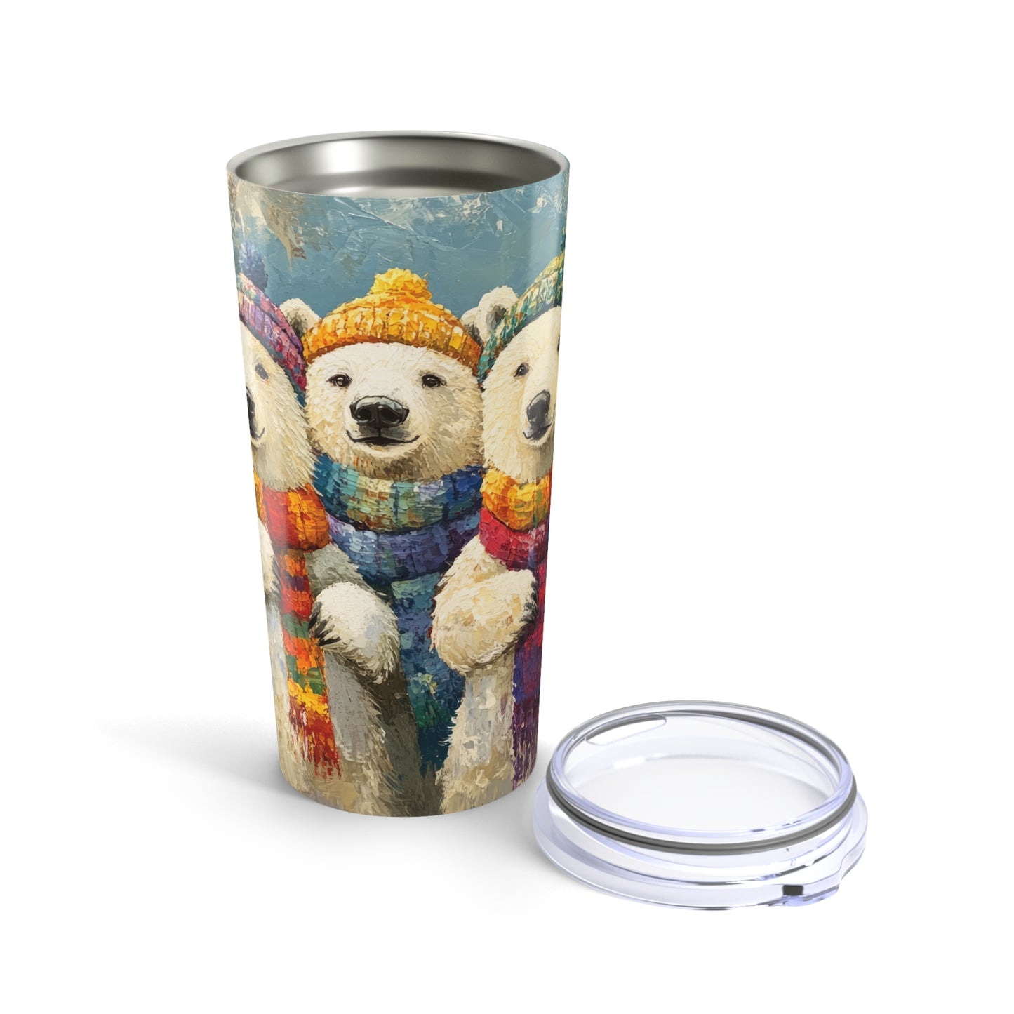LITTLE WINTER POLAR BEARS - Tumbler 20oz