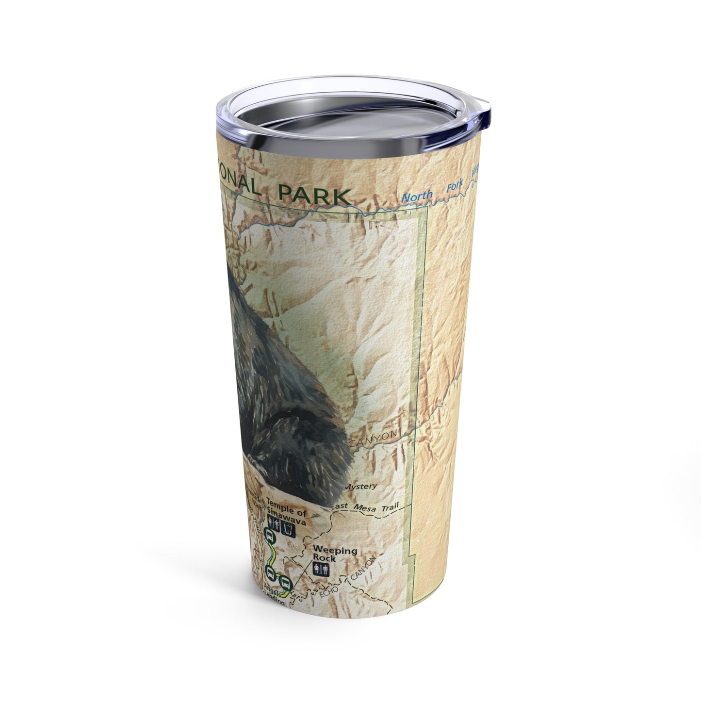 ZION NATIONAL PARK - BLACK BEAR Tumbler 20oz