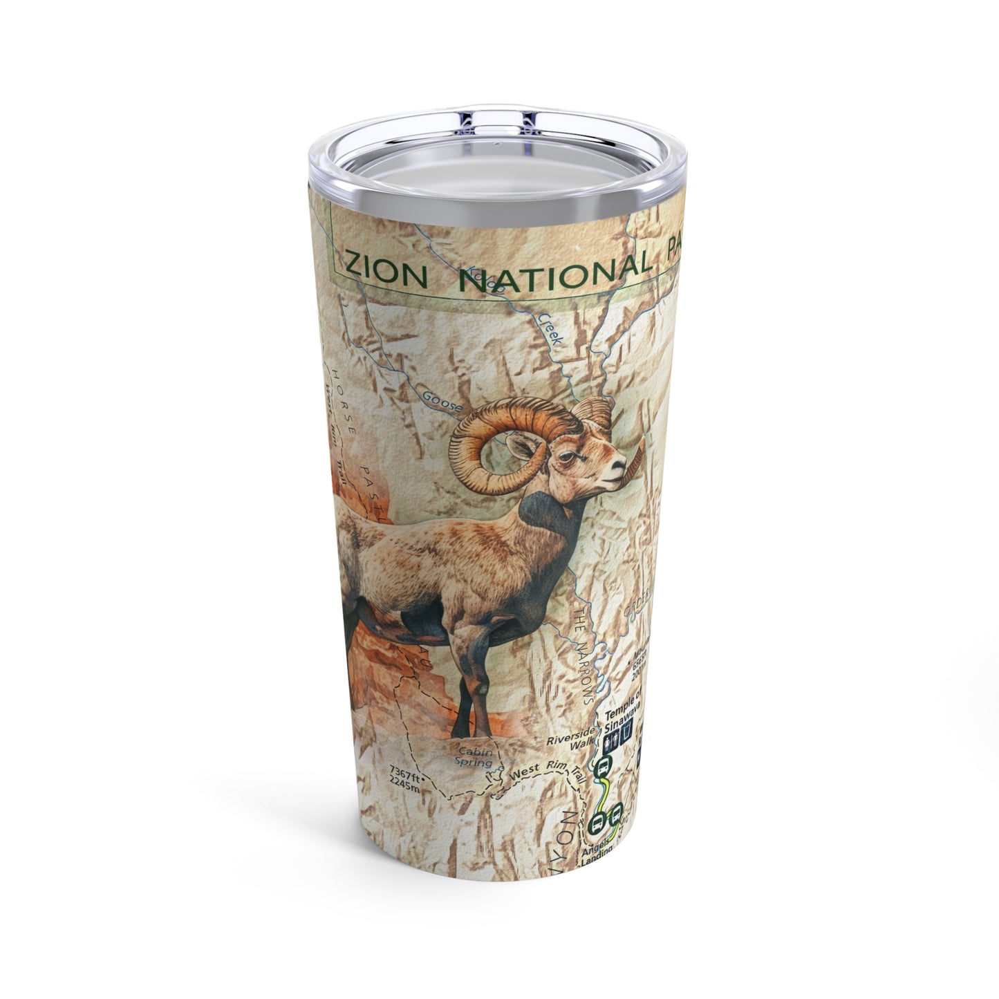 ZION NATIONAL PARK - RAM Tumbler 20oz