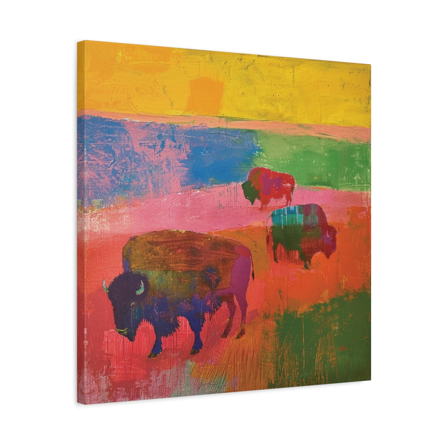 PATCHWORK PRAIRIE BISON