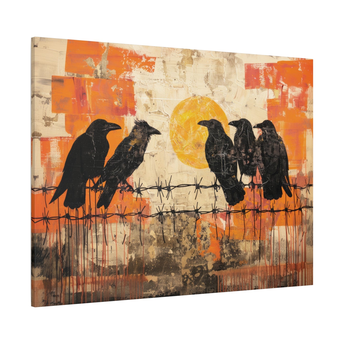RAVENS ON A WIRE