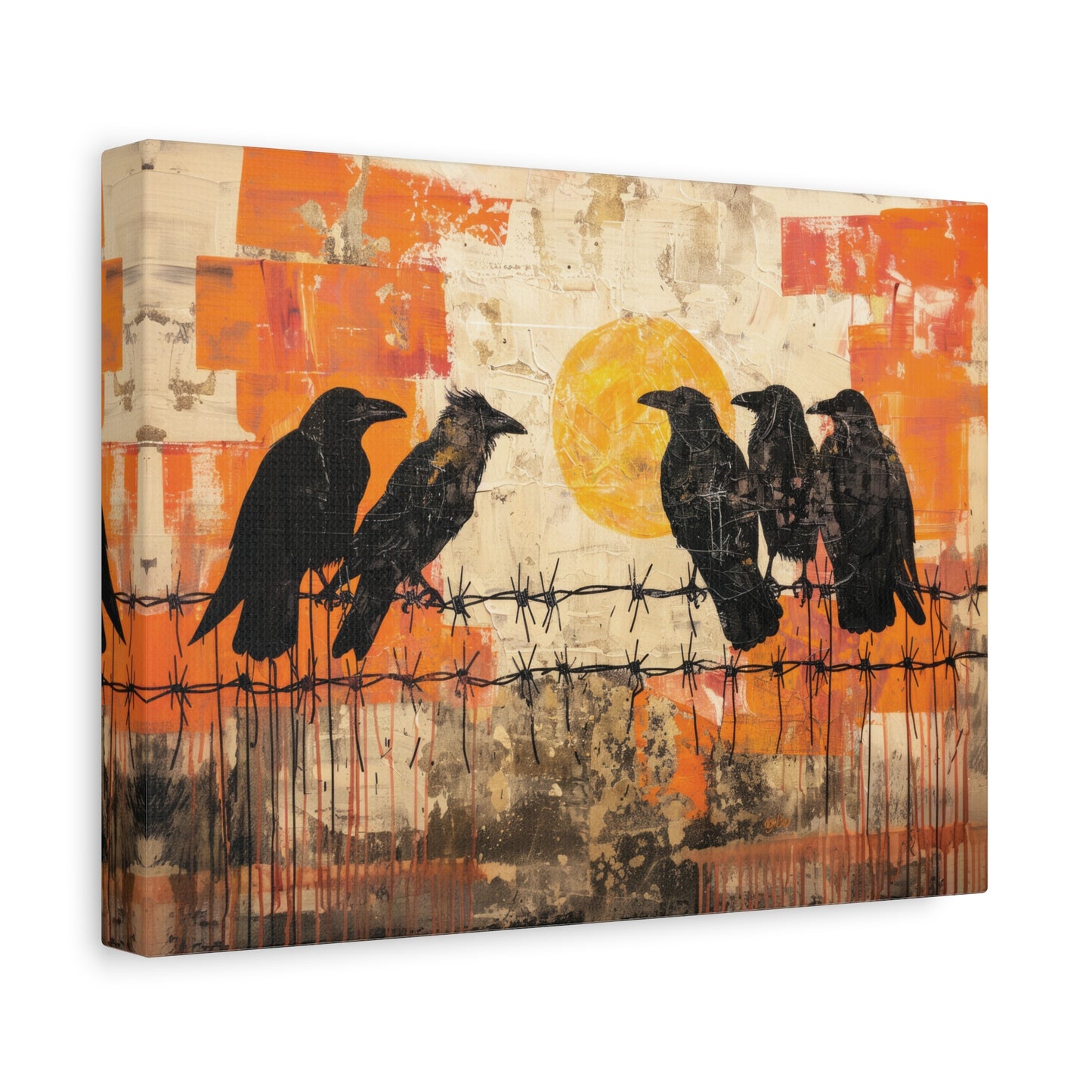RAVENS ON A WIRE