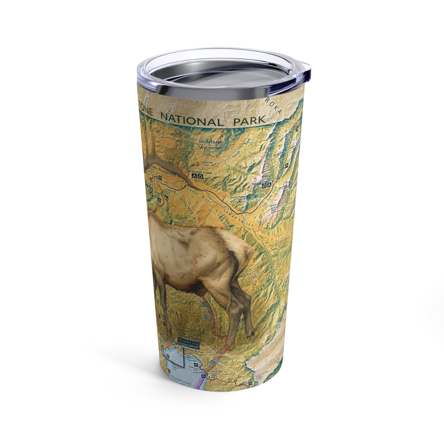 YELLOWSTONE NATIONAL PARK - ELK Tumbler 20oz