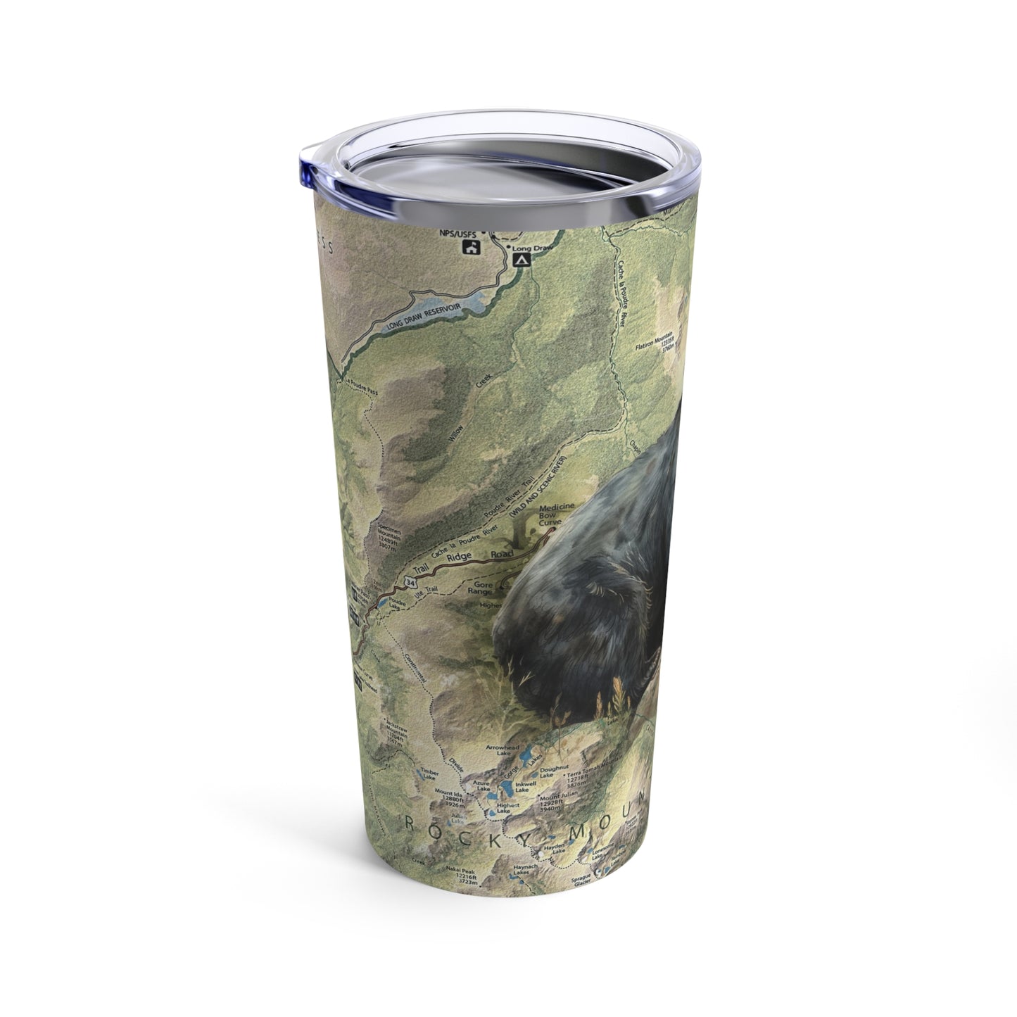 ROCKY MOUNTAIN NATIONAL PARK - BLACK BEAR Tumbler 20oz