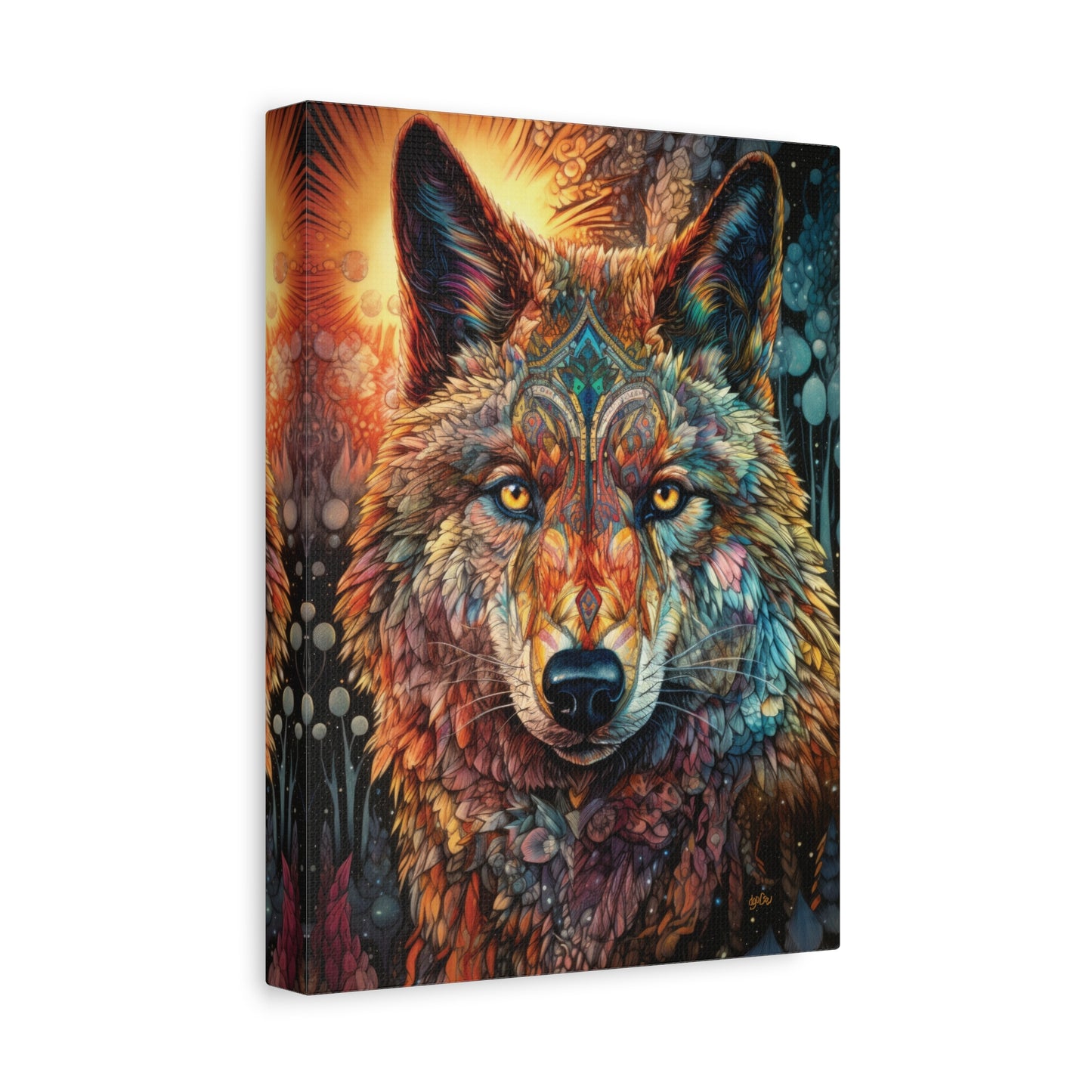 PSYCHEDLIC DECO WOLF