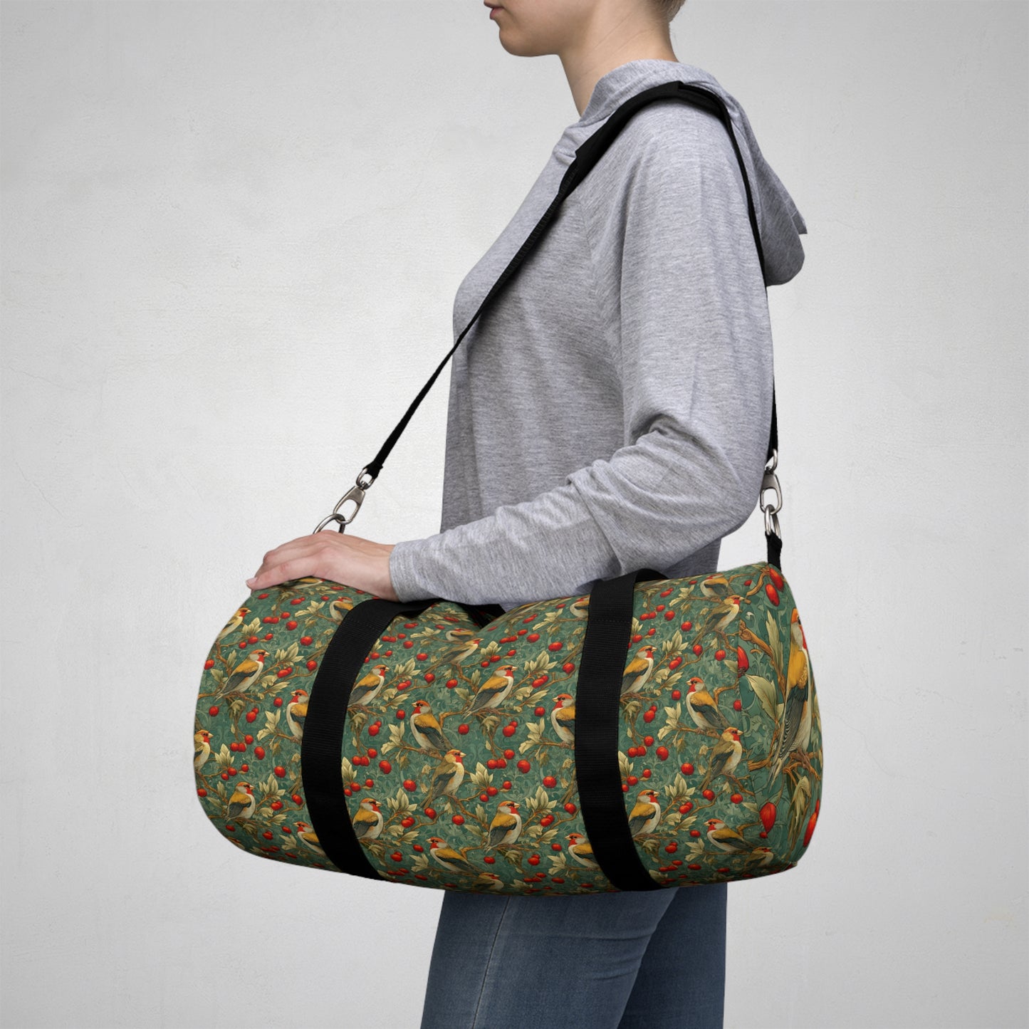 VINTAGE BIRDS & BERRIES - DUFFLE