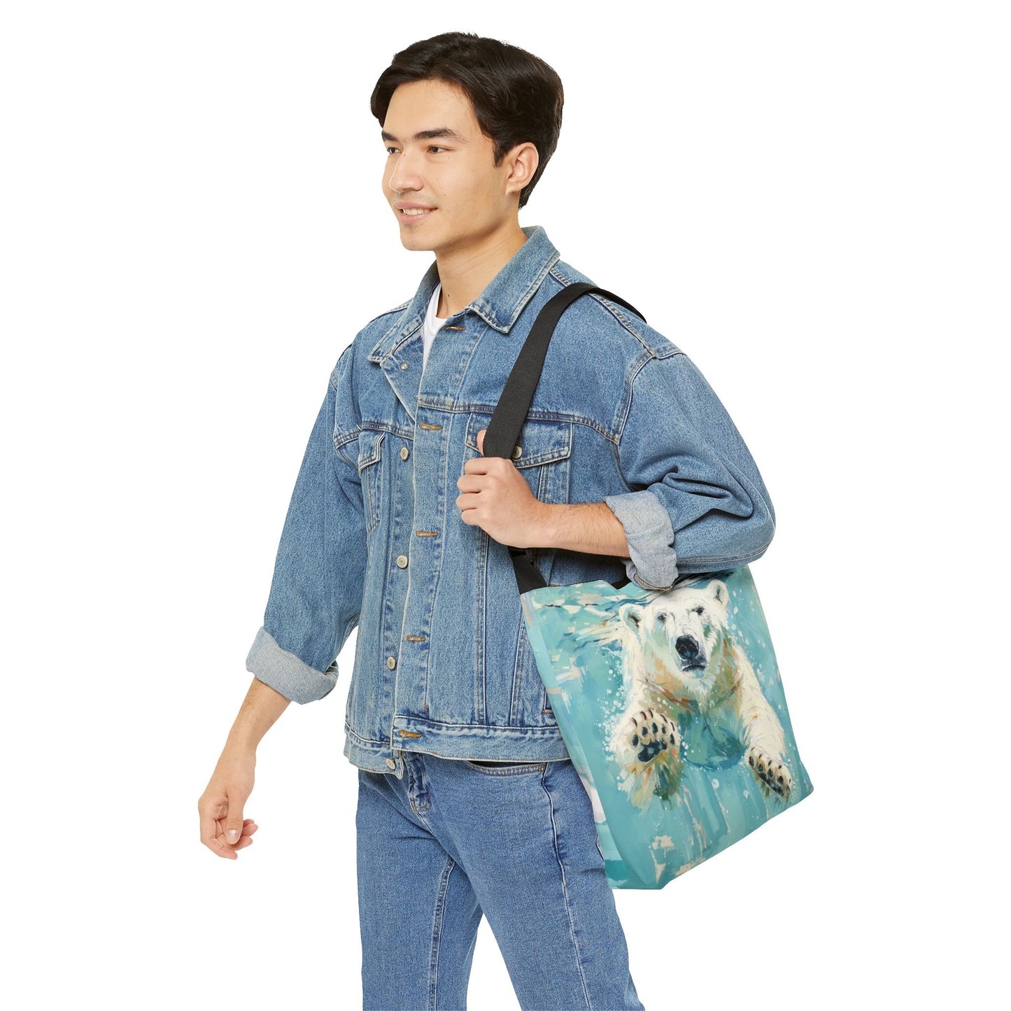 POLAR BEARING - Adjustable Tote Bag