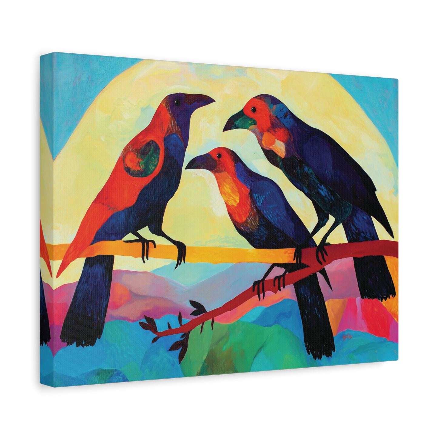 MARDI GRAS BLACKBIRDS
