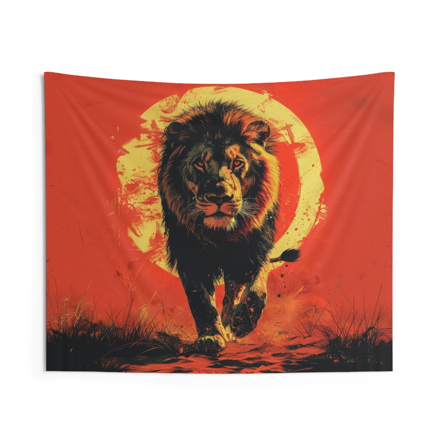 AFRICAN LION - Wall Tapestry