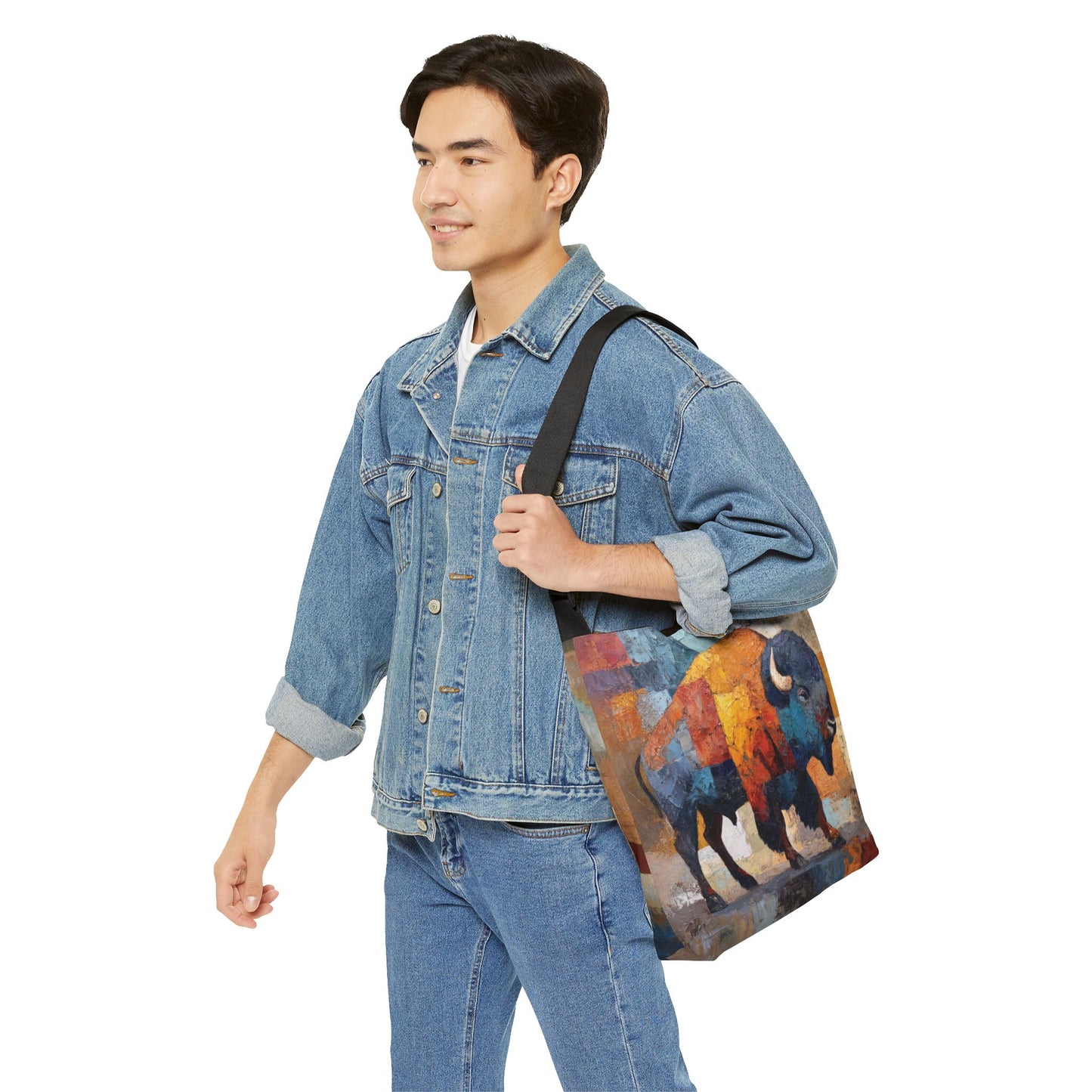 EARTH THUNDER BISON - Adjustable Tote Bag