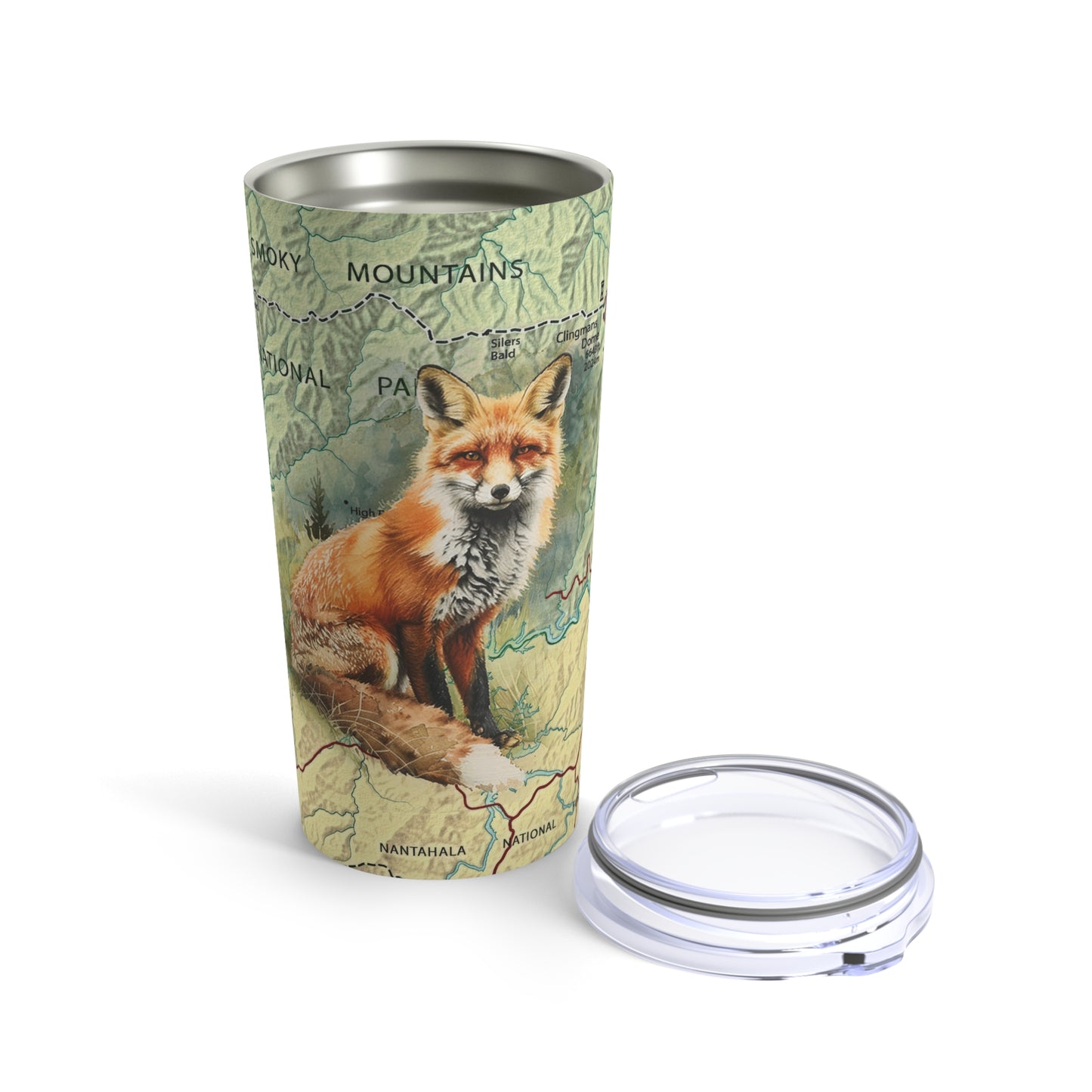 GREAT SMOKY MOUNTAINS NATIONAL PARK - FOX Tumbler 20oz