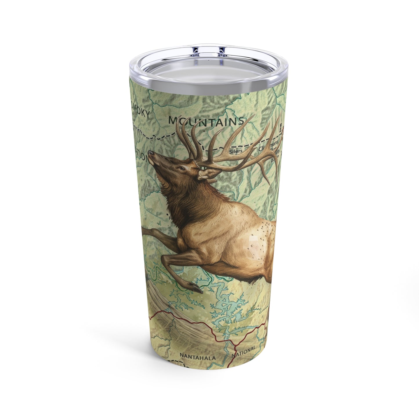 GREAT SMOKY MOUNTAINS NATIONAL PARK - ELK Tumbler 20oz