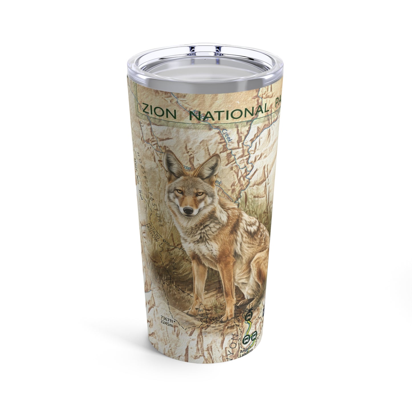 ZION NATIONAL PARK - COYOTE Tumbler 20oz