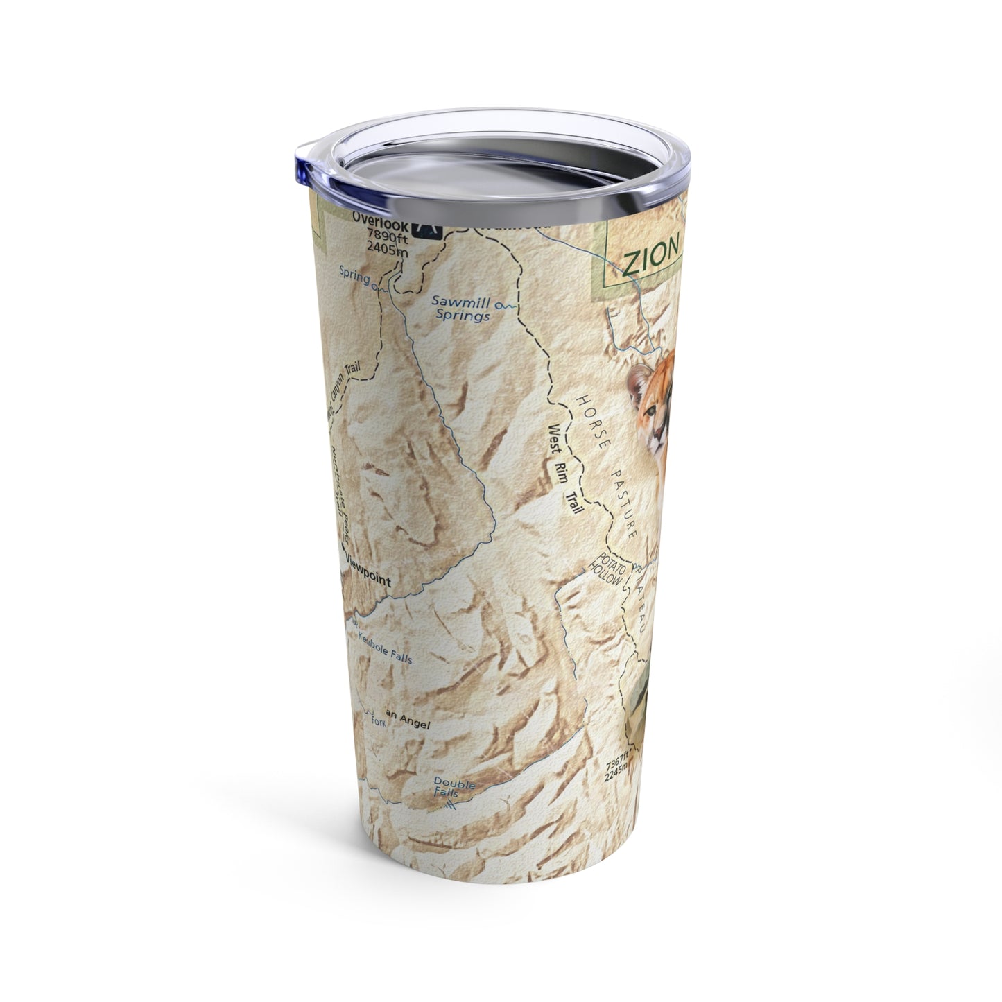 ZION NATIONAL PARK - LION Tumbler 20oz