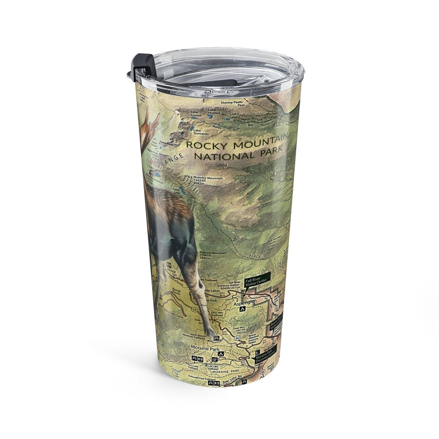 ROCKY MOUNTAIN NATIONAL PARK -  MOOSE Tumbler 20oz