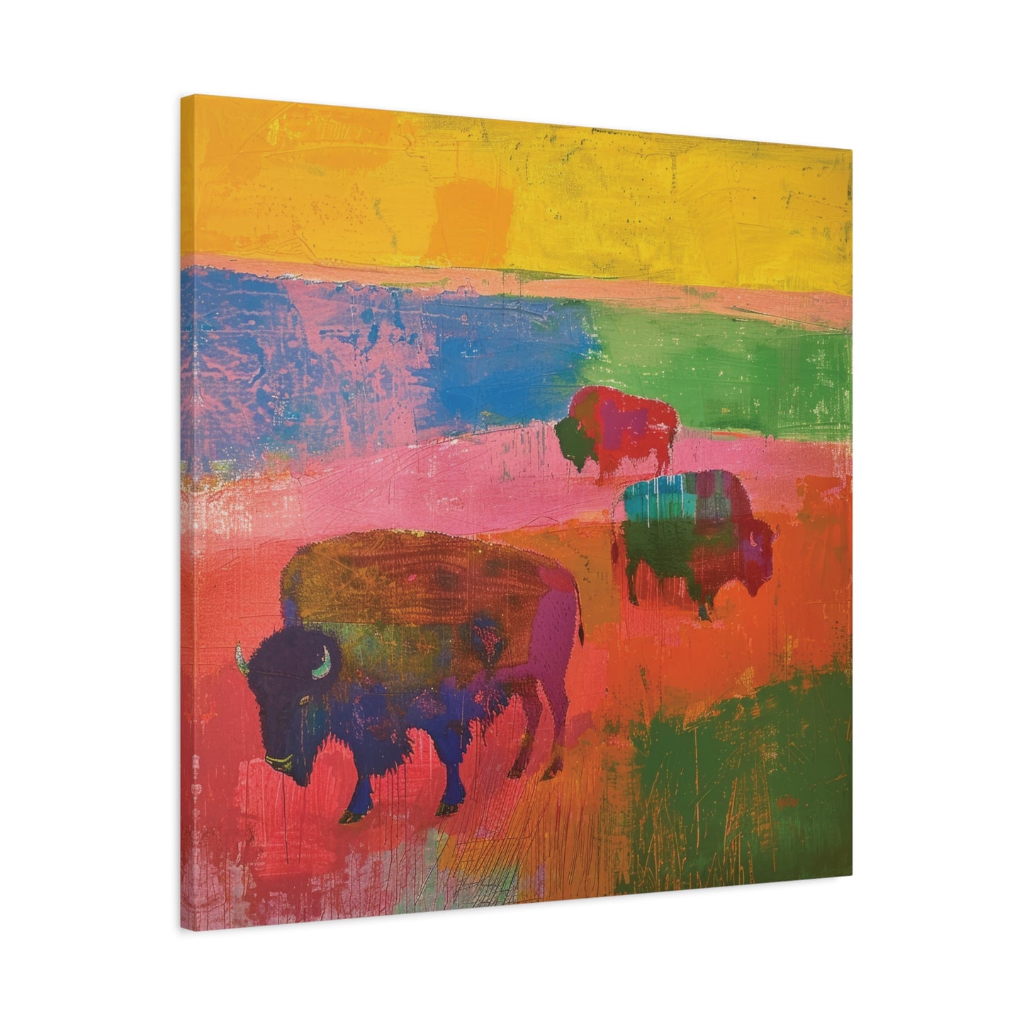 PATCHWORK PRAIRIE BISON