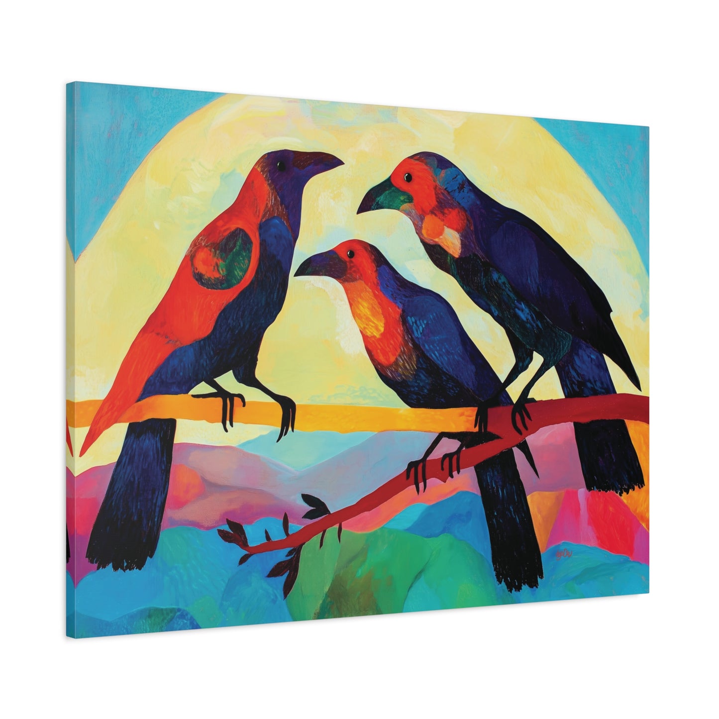 MARDI GRAS BLACKBIRDS