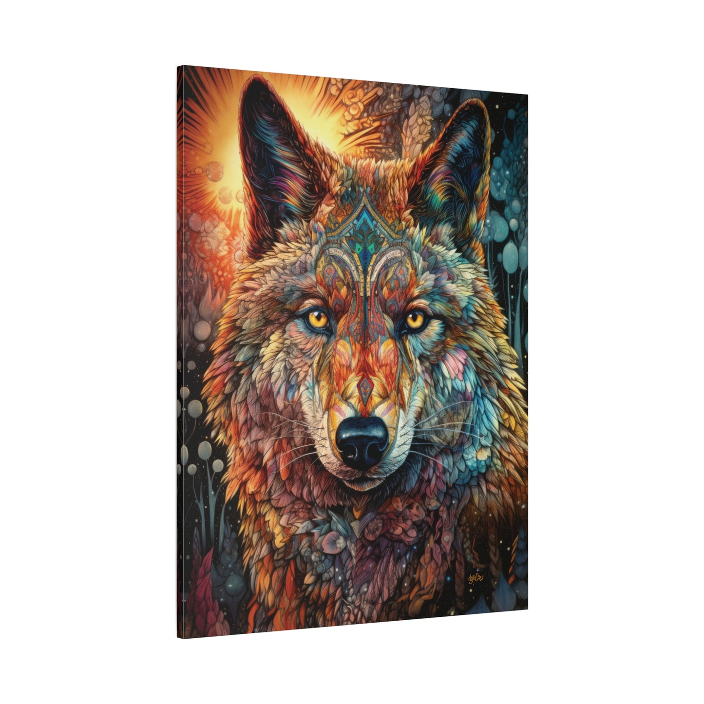 PSYCHEDLIC DECO WOLF