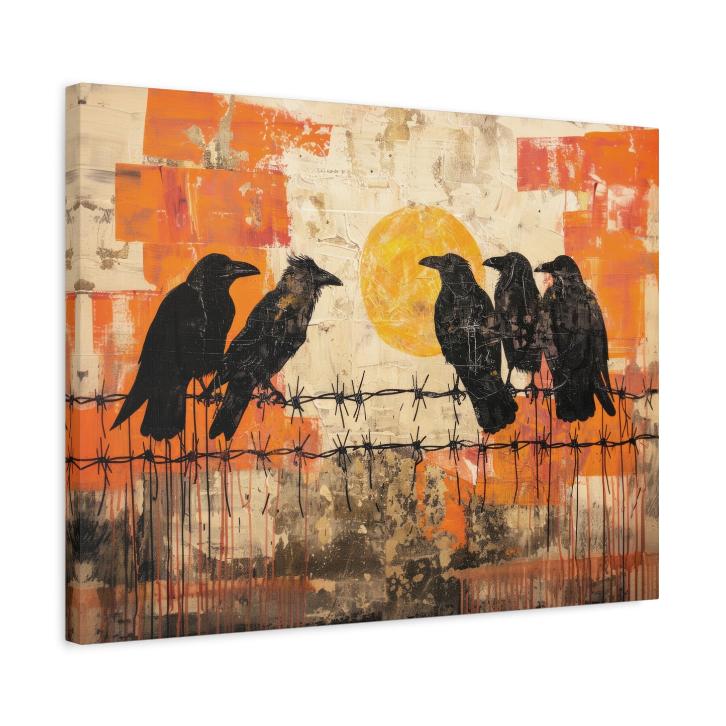 RAVENS ON A WIRE